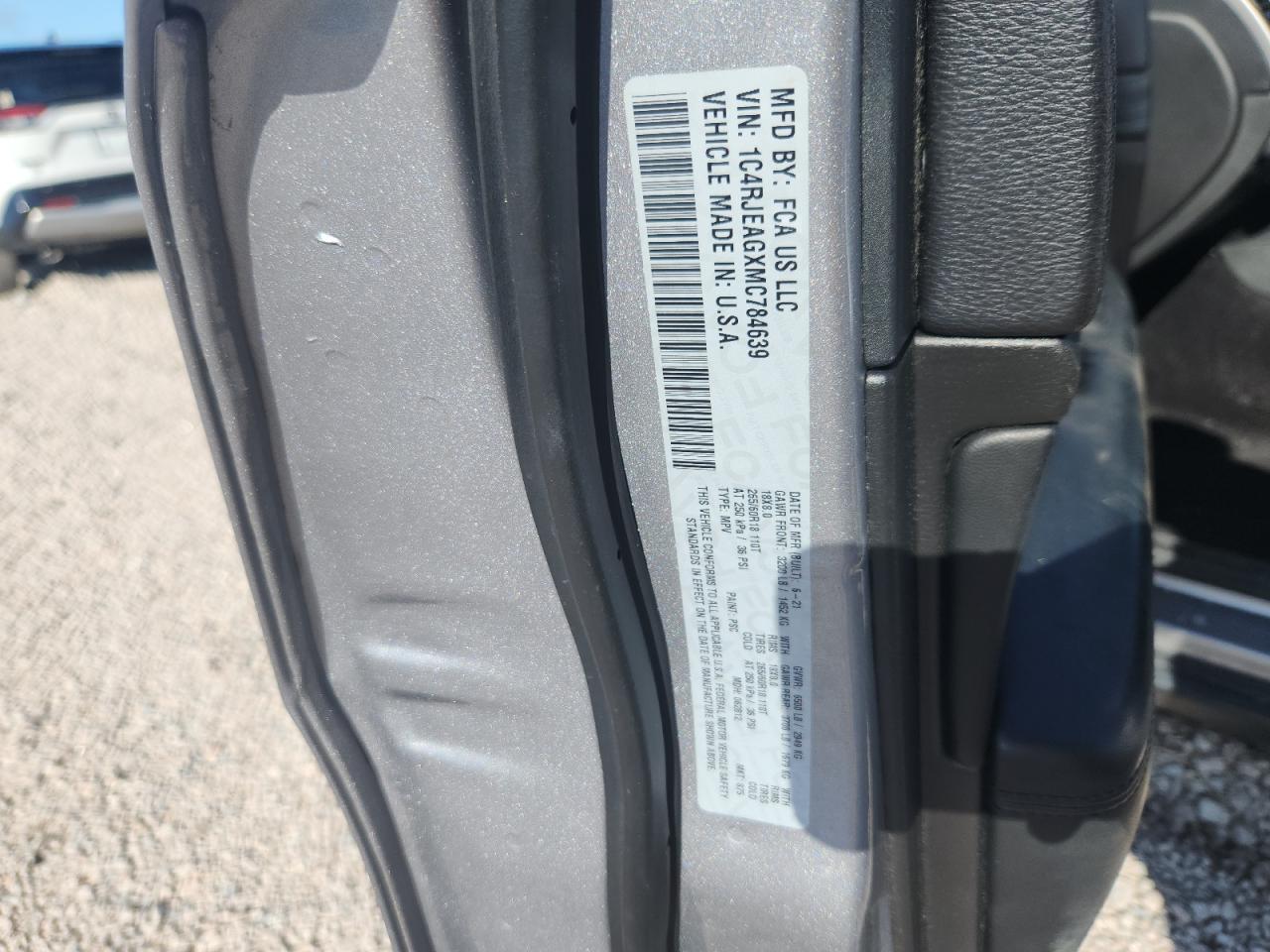 2021 Jeep Grand Cherokee Laredo Silver vin: 1C4RJEAGXMC784639