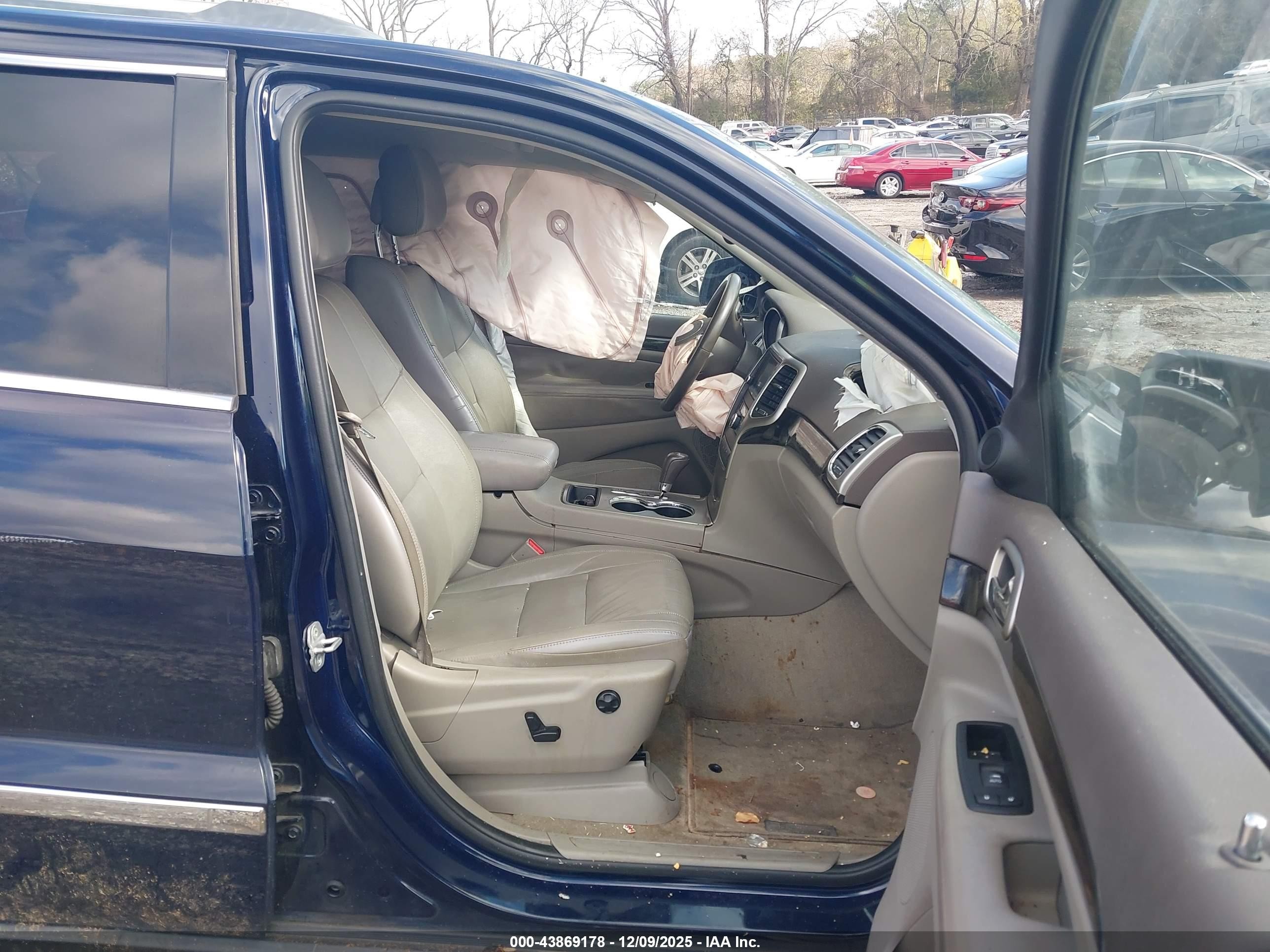 2012 Jeep Grand Cherokee Laredo Blue vin: 1C4RJEAT5CC317060