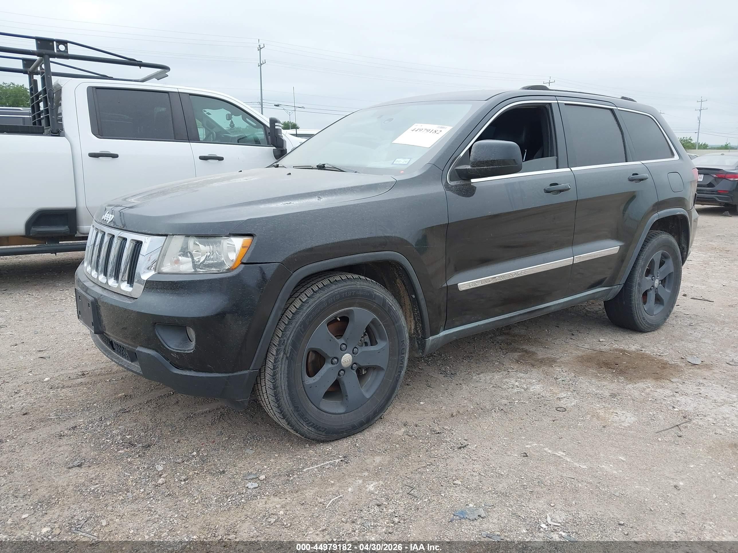 2012 Jeep Grand Cherokee Laredo Black vin: 1C4RJEAT8CC146062