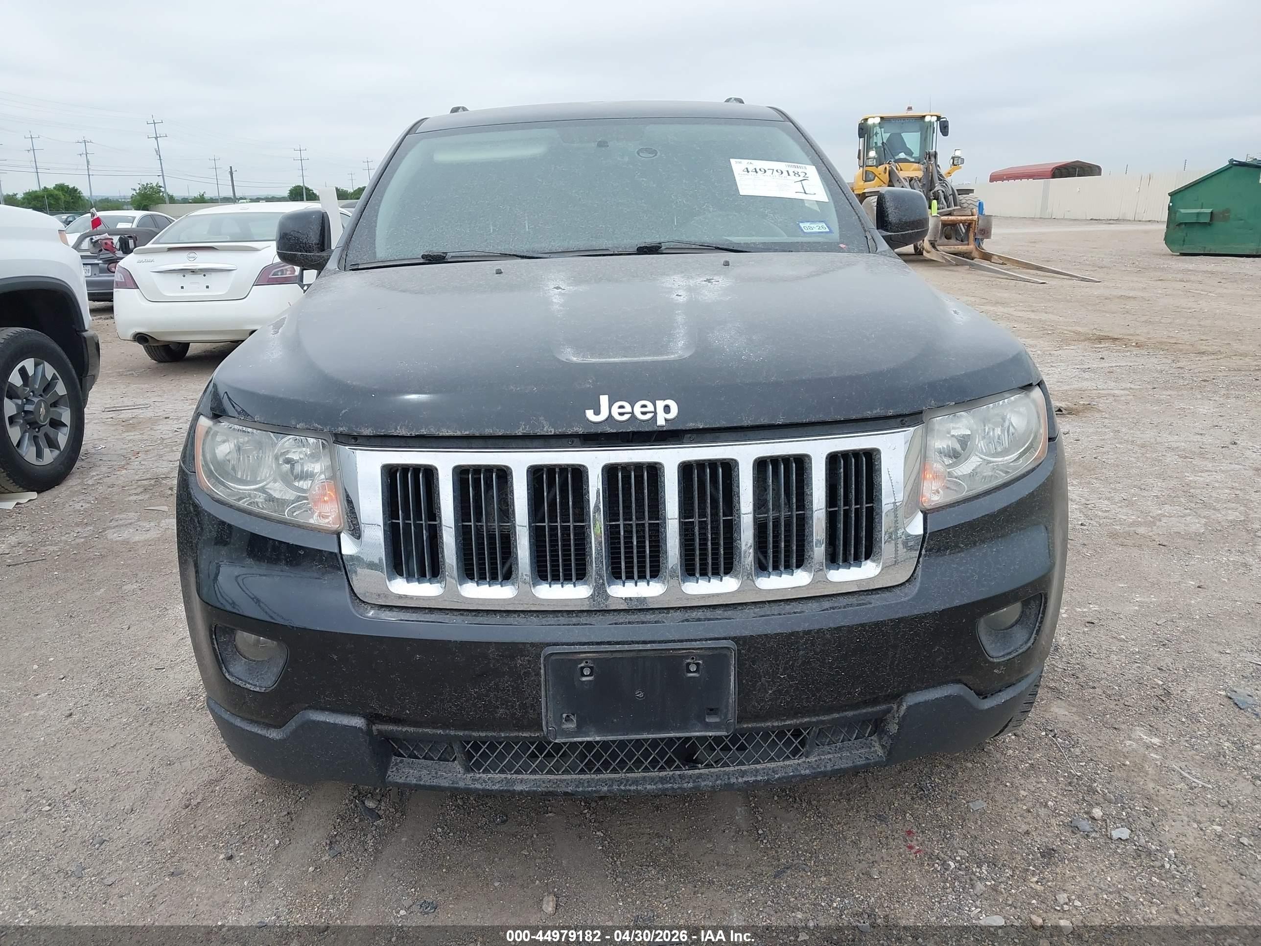 2012 Jeep Grand Cherokee Laredo Black vin: 1C4RJEAT8CC146062