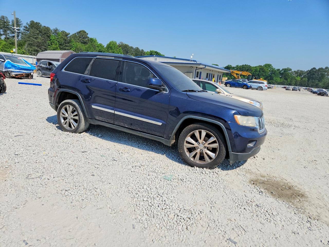 2013 Jeep Grand Cherokee Laredo Blue vin: 1C4RJEAT8DC547306