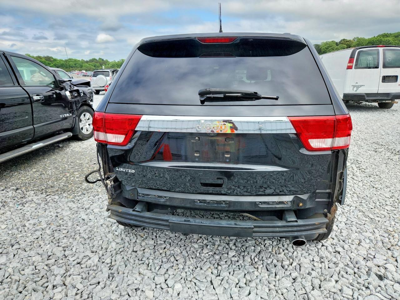 2012 Jeep Grand Cherokee Limited White vin: 1C4RJEBG0CC263846