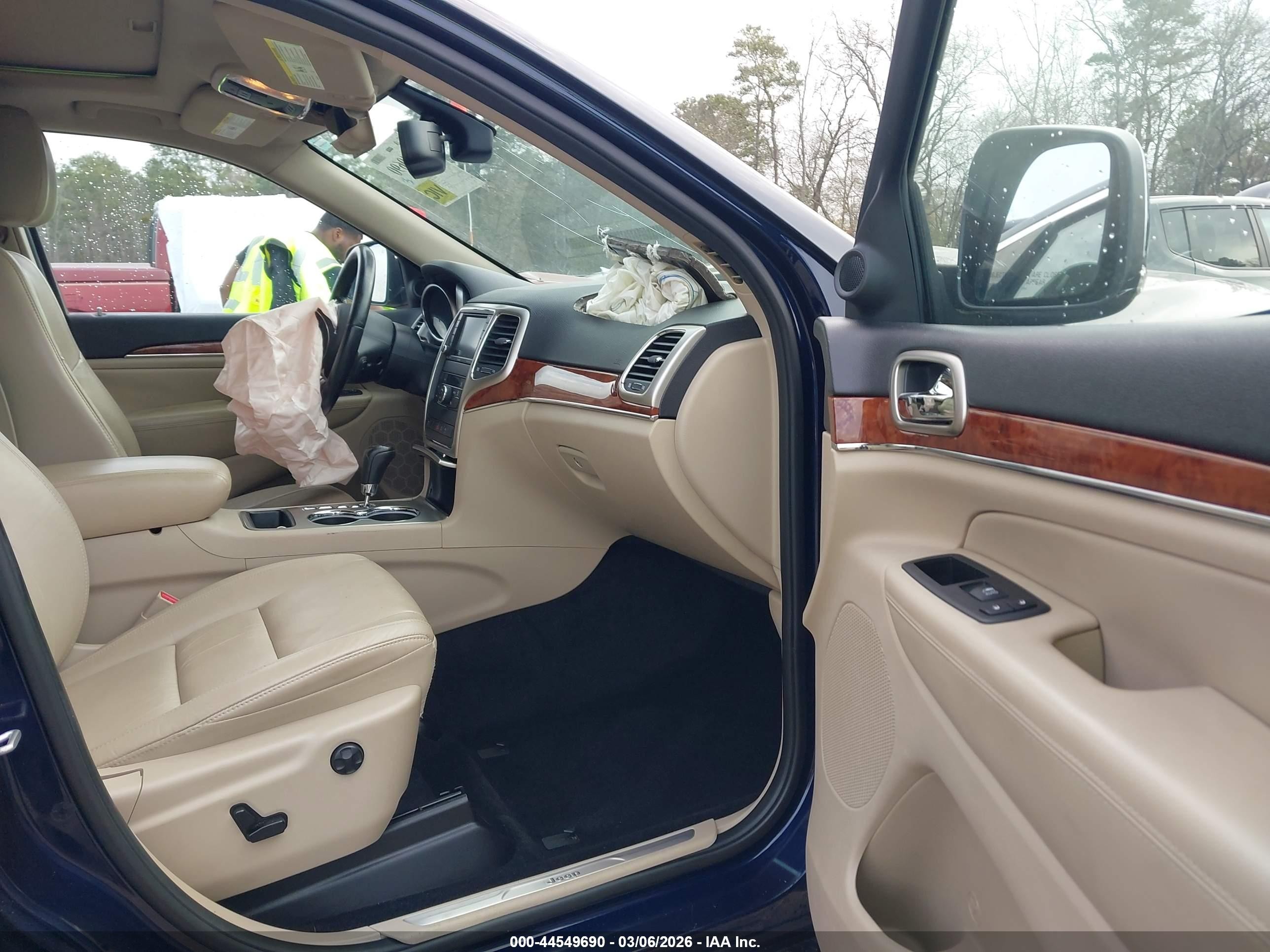 2013 Jeep Grand Cherokee Limited Dark Blue vin: 1C4RJEBG0DC643349