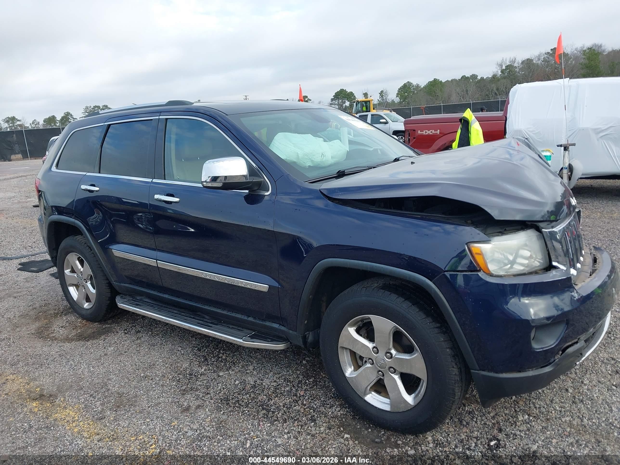 2013 Jeep Grand Cherokee Limited Dark Blue vin: 1C4RJEBG0DC643349