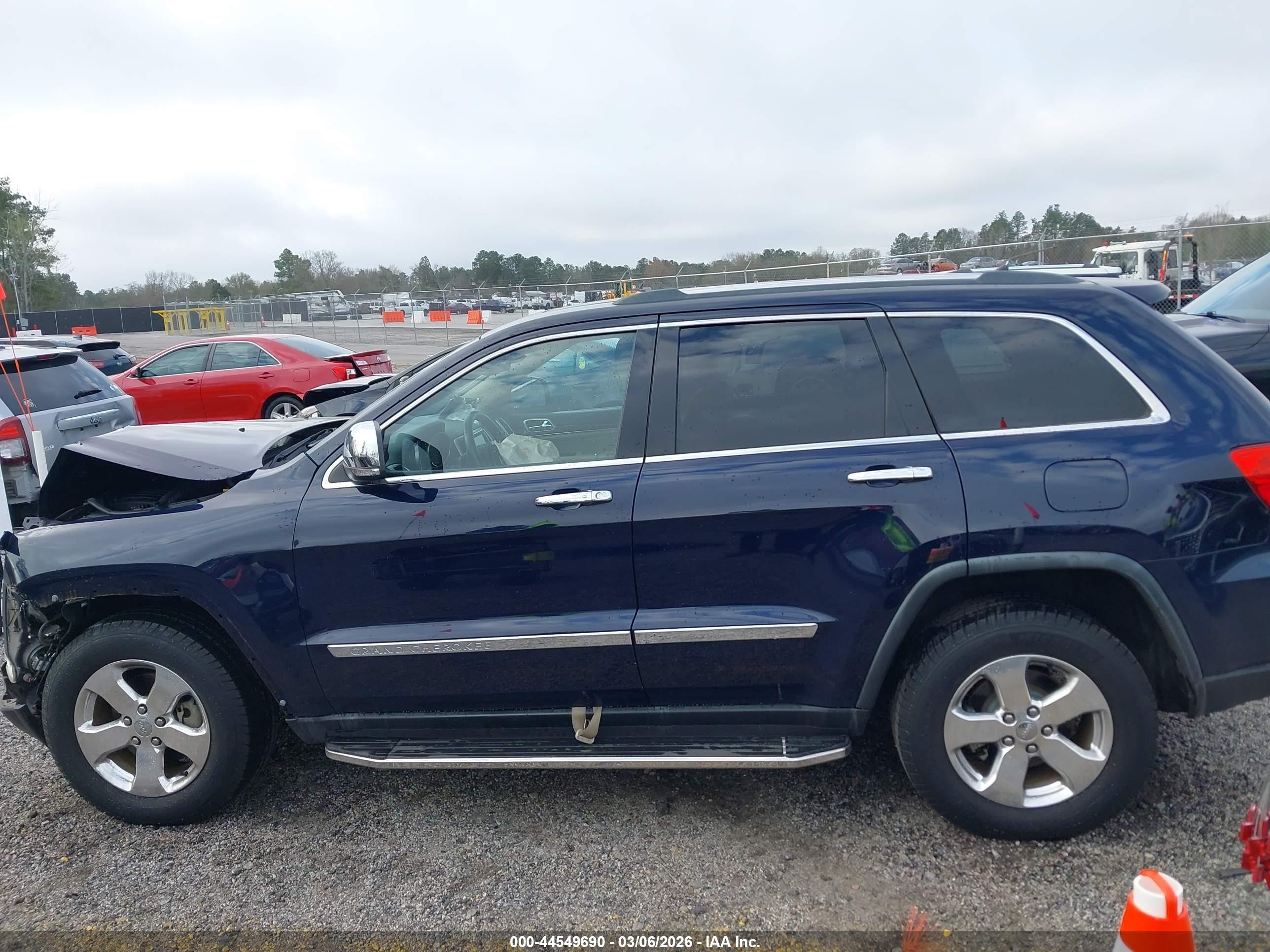 2013 Jeep Grand Cherokee Limited Dark Blue vin: 1C4RJEBG0DC643349