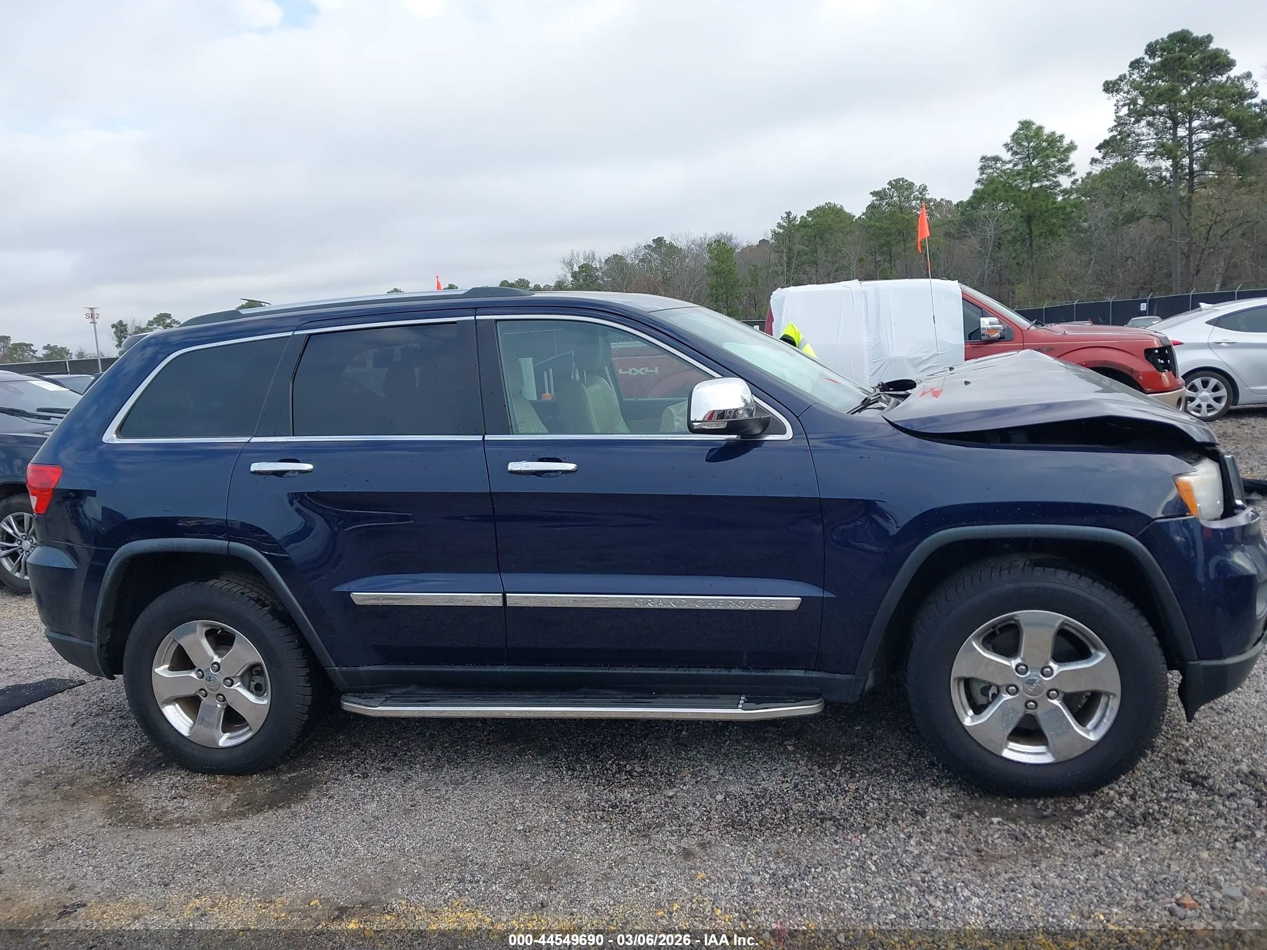 2013 Jeep Grand Cherokee Limited Dark Blue vin: 1C4RJEBG0DC643349