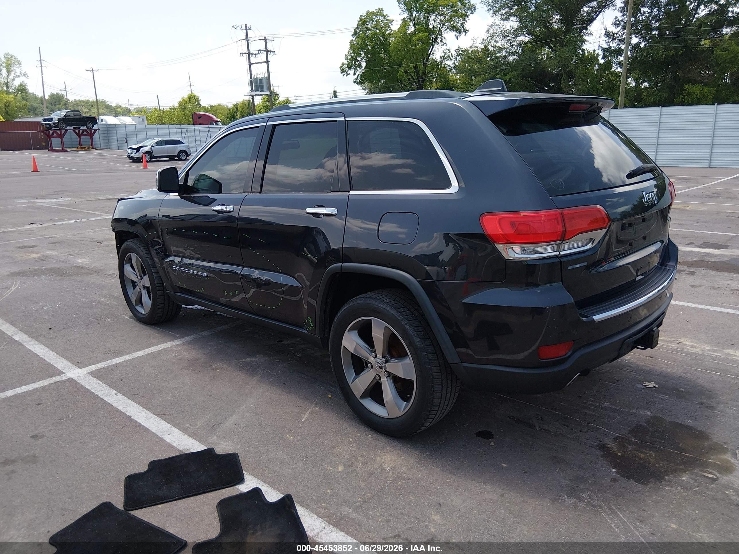 2014 Jeep Grand Cherokee Limited Blue vin: 1C4RJEBG0EC271173
