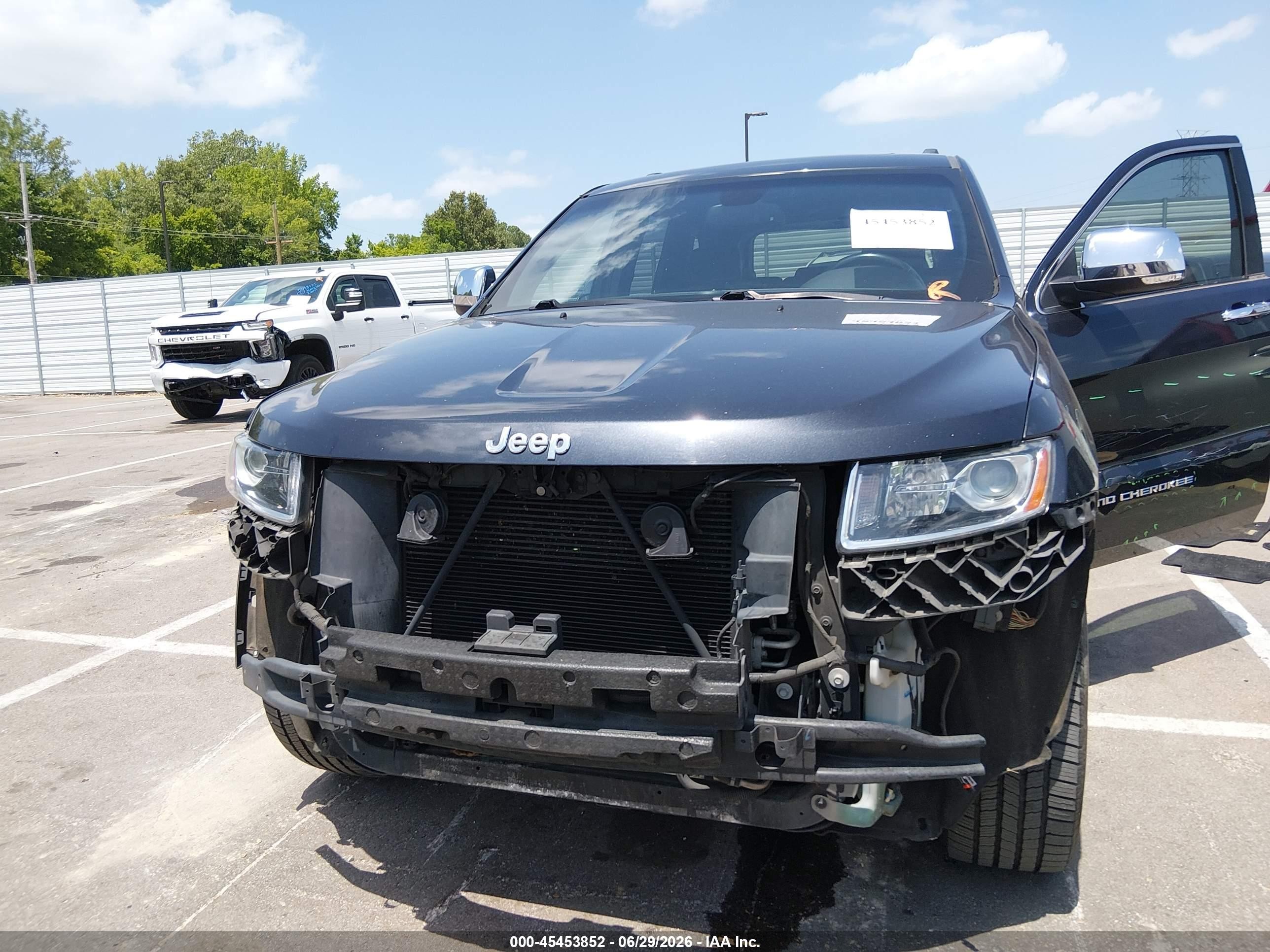 2014 Jeep Grand Cherokee Limited Blue vin: 1C4RJEBG0EC271173
