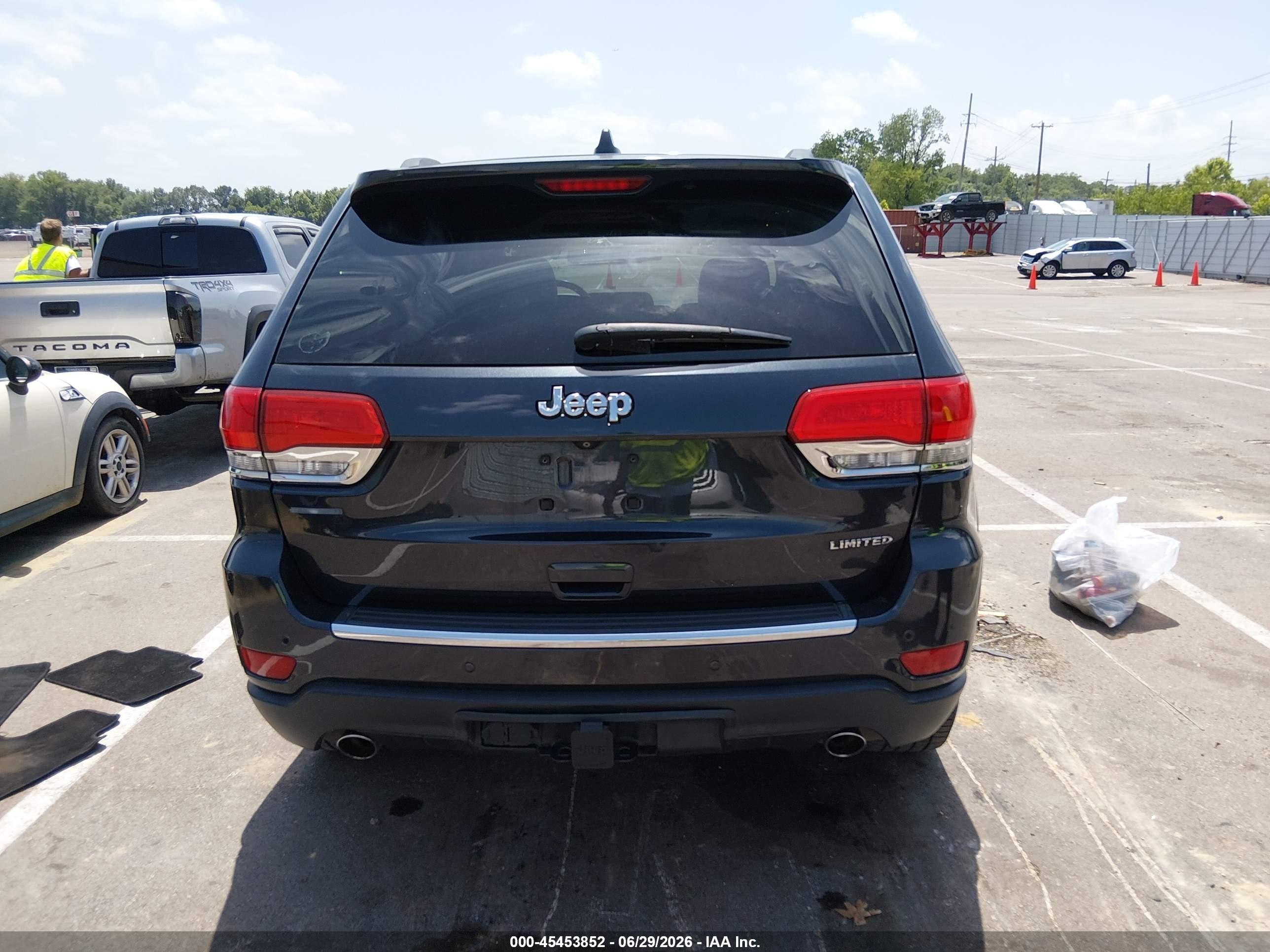 2014 Jeep Grand Cherokee Limited Blue vin: 1C4RJEBG0EC271173
