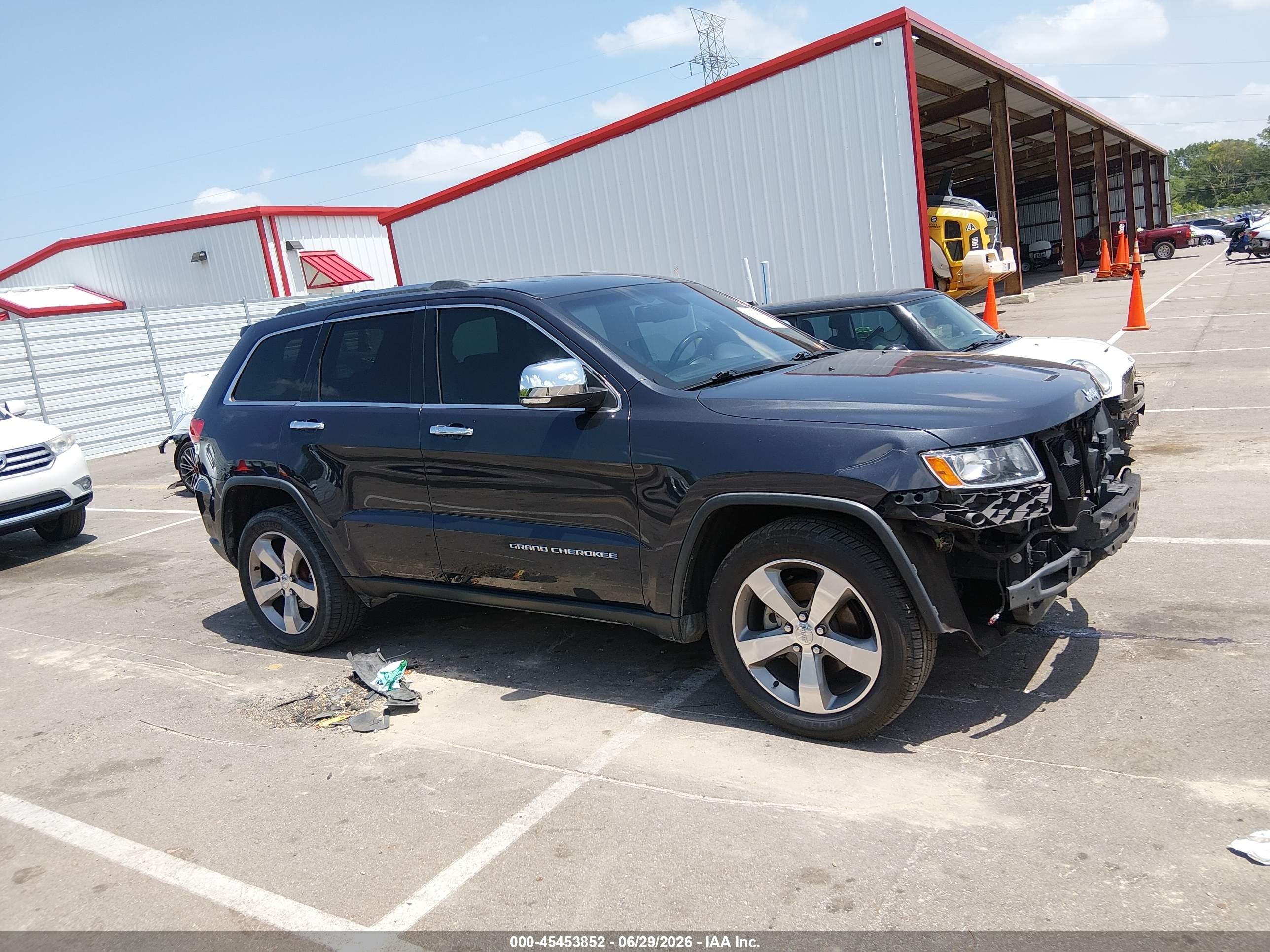 2014 Jeep Grand Cherokee Limited Blue vin: 1C4RJEBG0EC271173