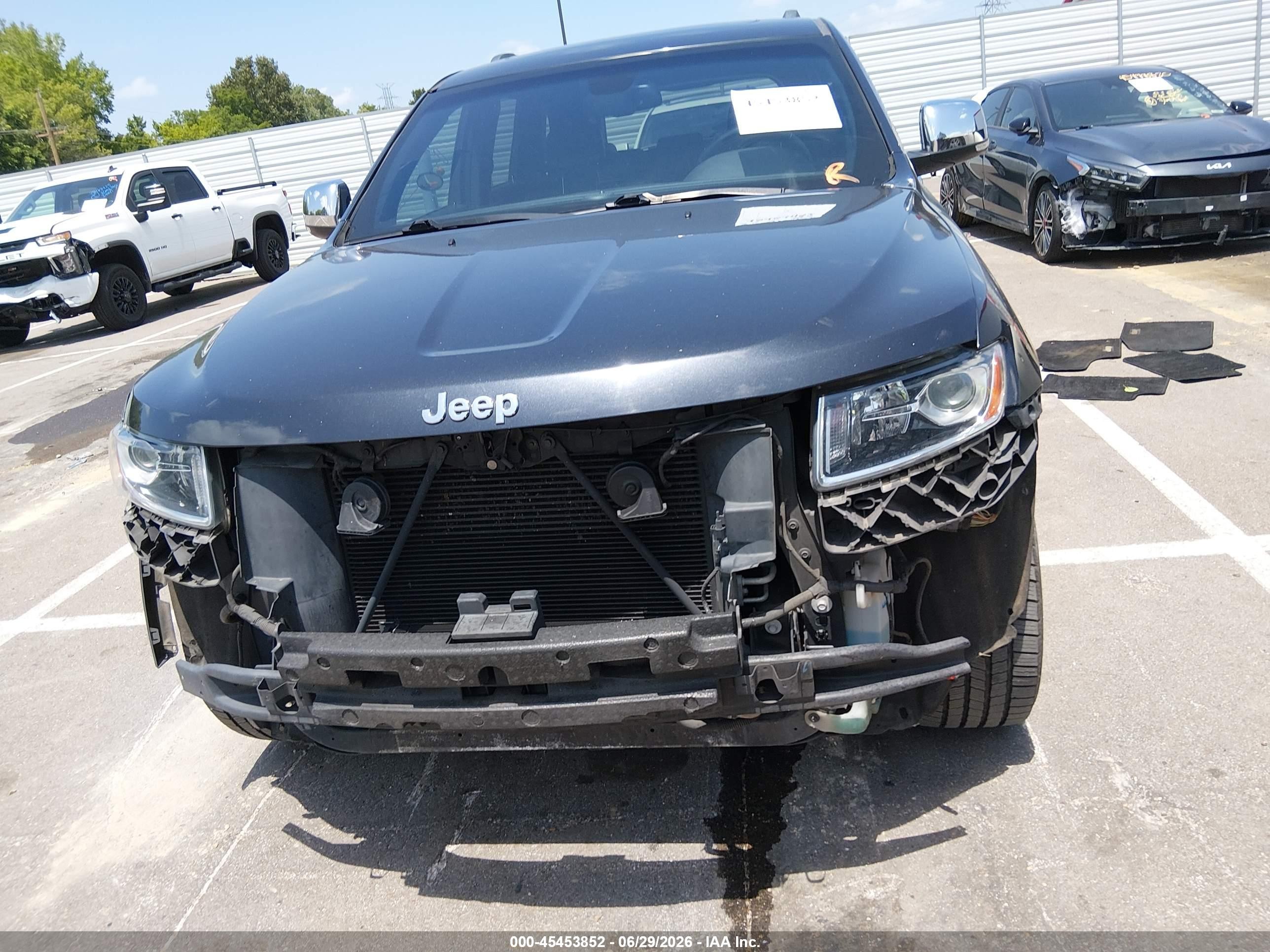 2014 Jeep Grand Cherokee Limited Blue vin: 1C4RJEBG0EC271173
