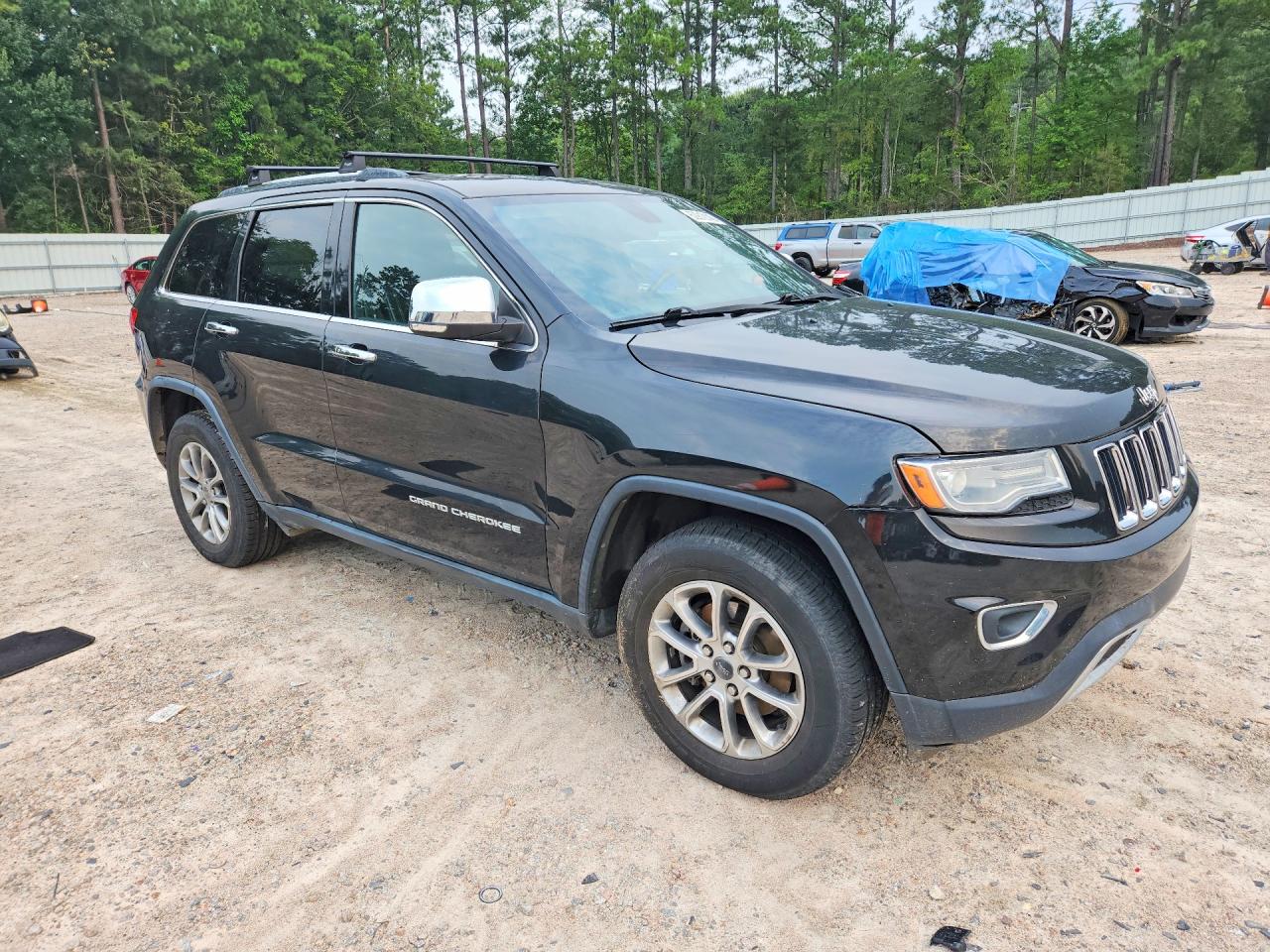 2015 Jeep Grand Cherokee Limited Black vin: 1C4RJEBG0FC615926