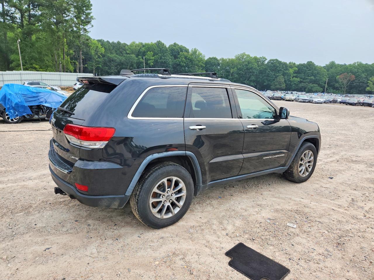 2015 Jeep Grand Cherokee Limited Black vin: 1C4RJEBG0FC615926