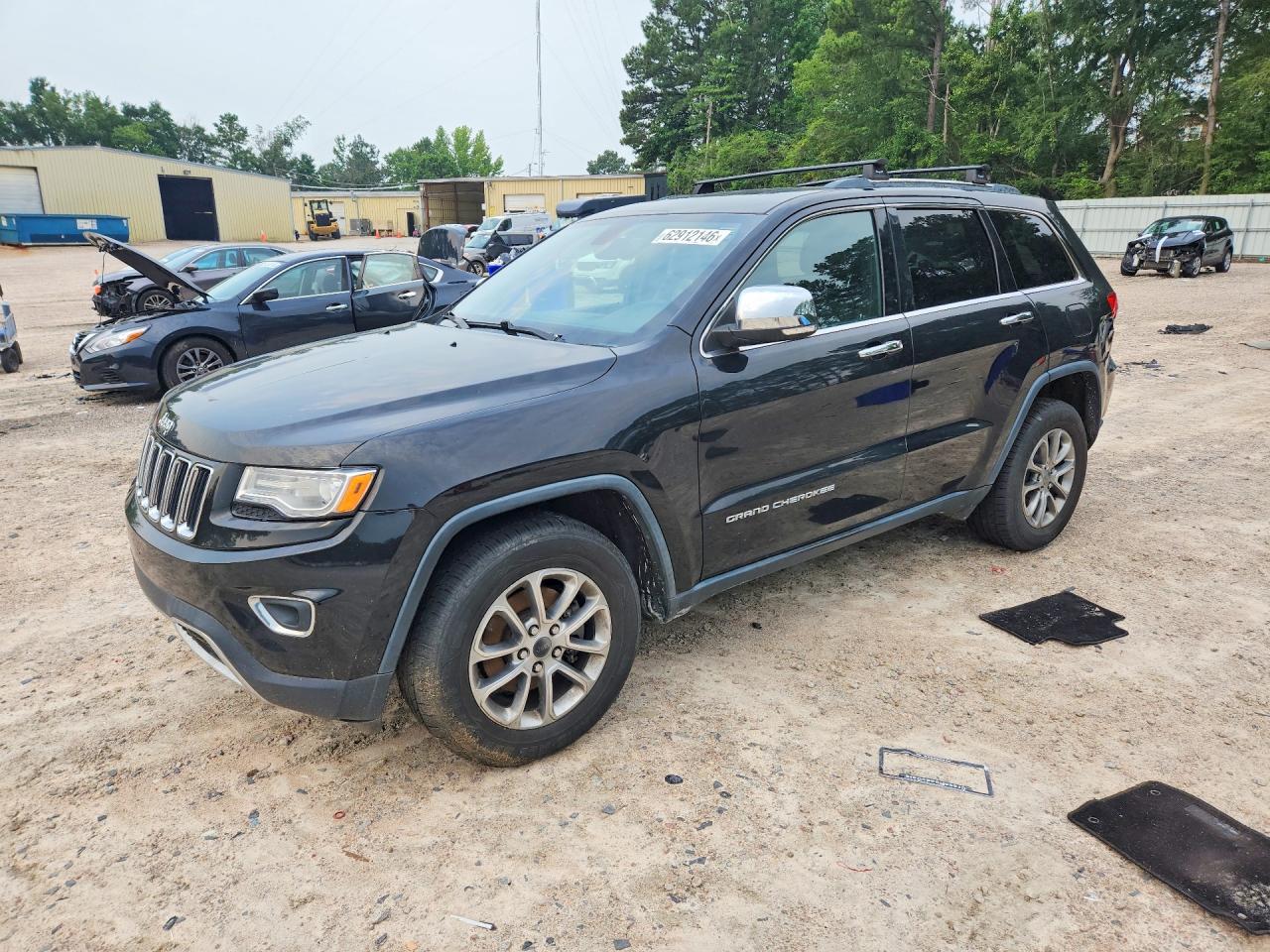 2015 Jeep Grand Cherokee Limited Black vin: 1C4RJEBG0FC615926