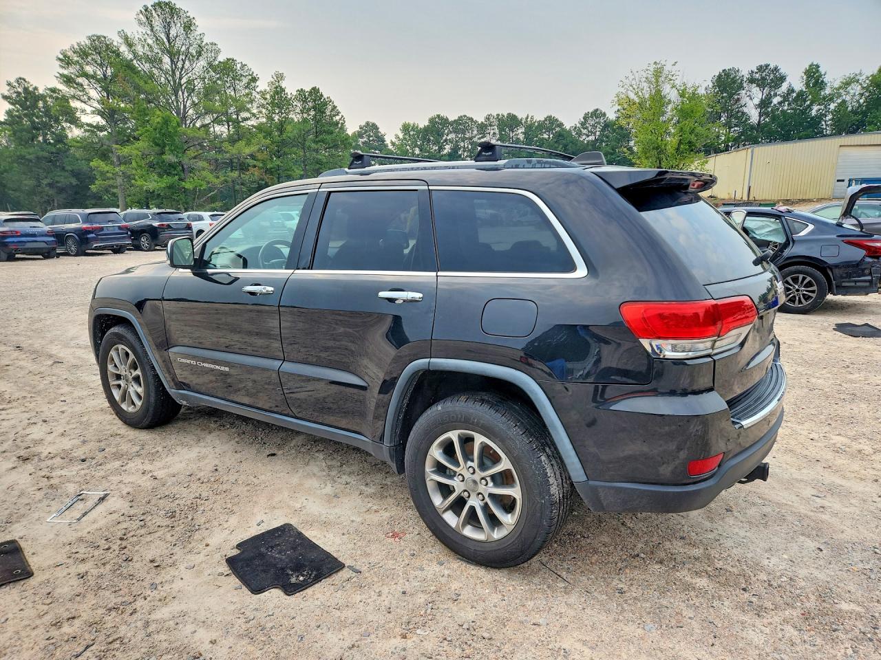 2015 Jeep Grand Cherokee Limited Black vin: 1C4RJEBG0FC615926