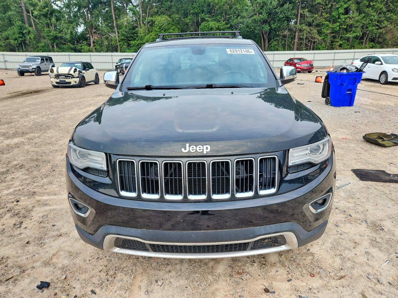 2015 Jeep Grand Cherokee Limited Black vin: 1C4RJEBG0FC615926