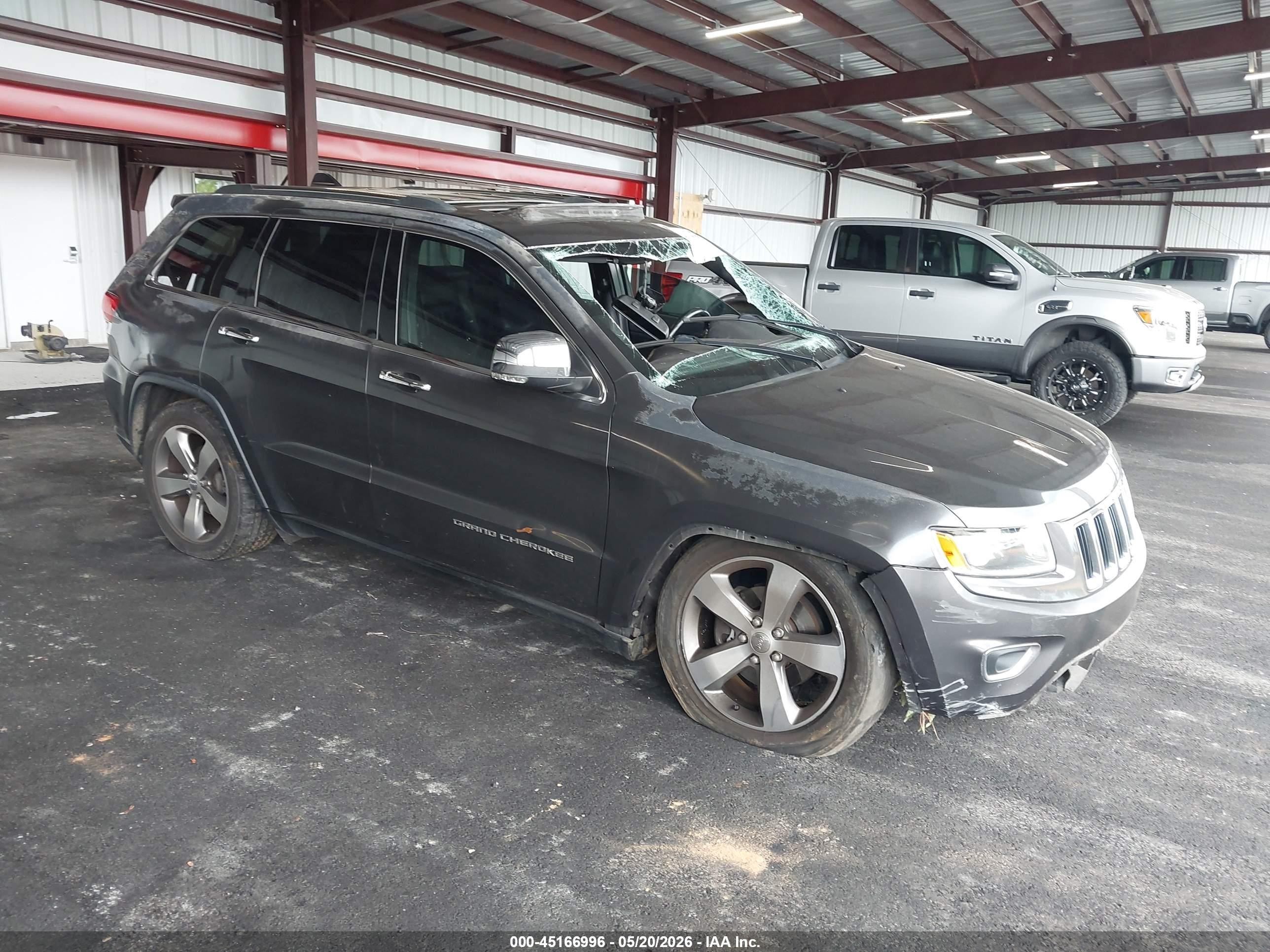 2015 Jeep Grand Cherokee Limited Gray vin: 1C4RJEBG0FC779905