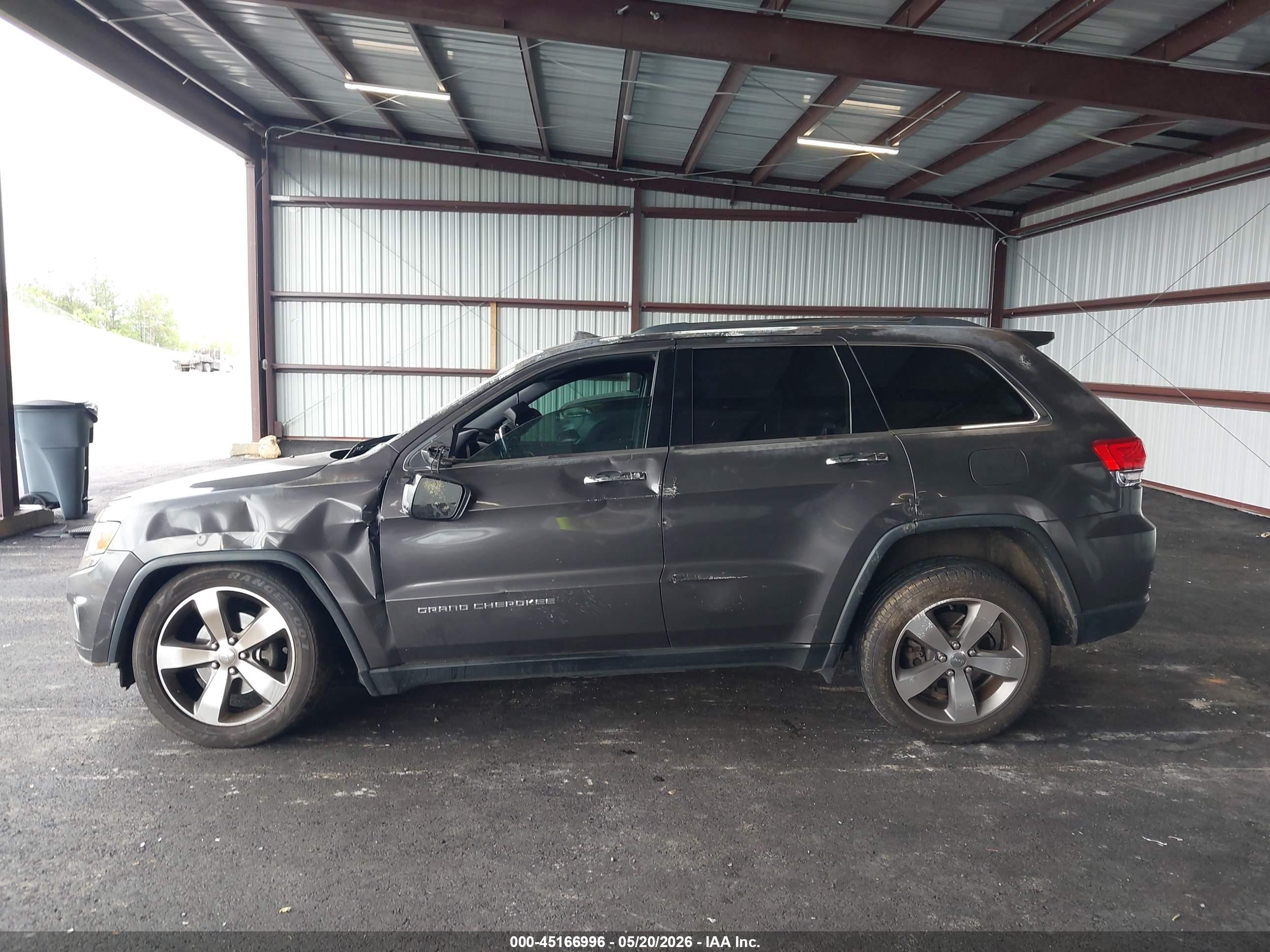 2015 Jeep Grand Cherokee Limited Gray vin: 1C4RJEBG0FC779905
