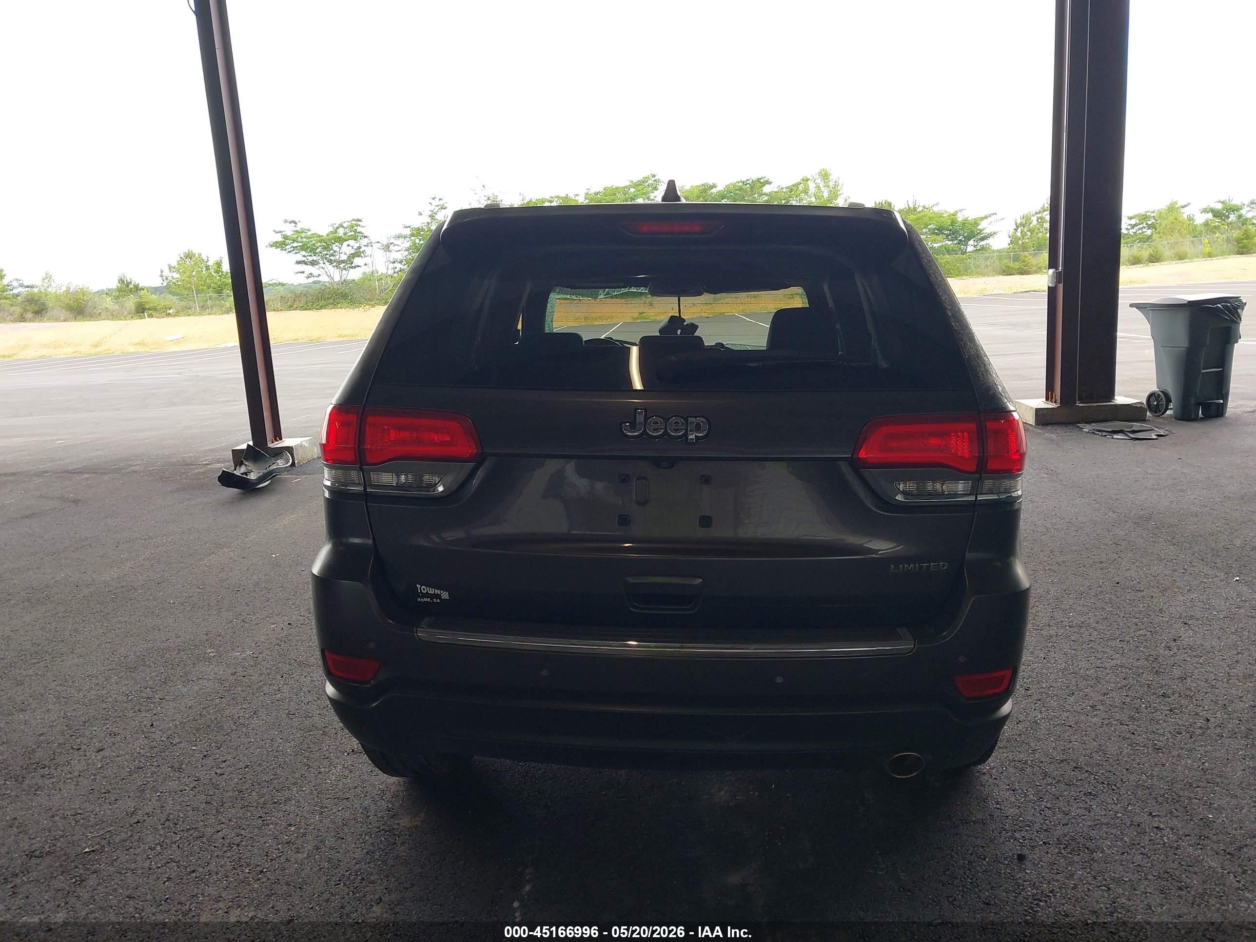 2015 Jeep Grand Cherokee Limited Gray vin: 1C4RJEBG0FC779905