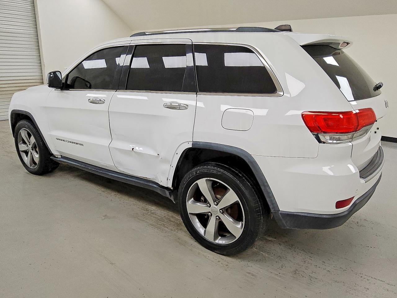 2015 Jeep Grand Cherokee Limited White vin: 1C4RJEBG0FC780181