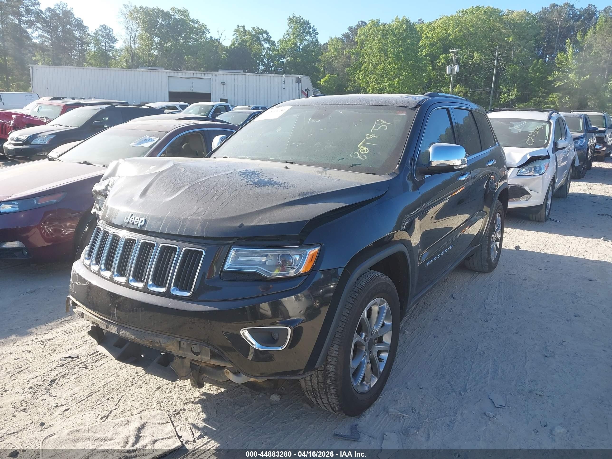 2015 Jeep Grand Cherokee Limited Черный vin: 1C4RJEBG0FC807959