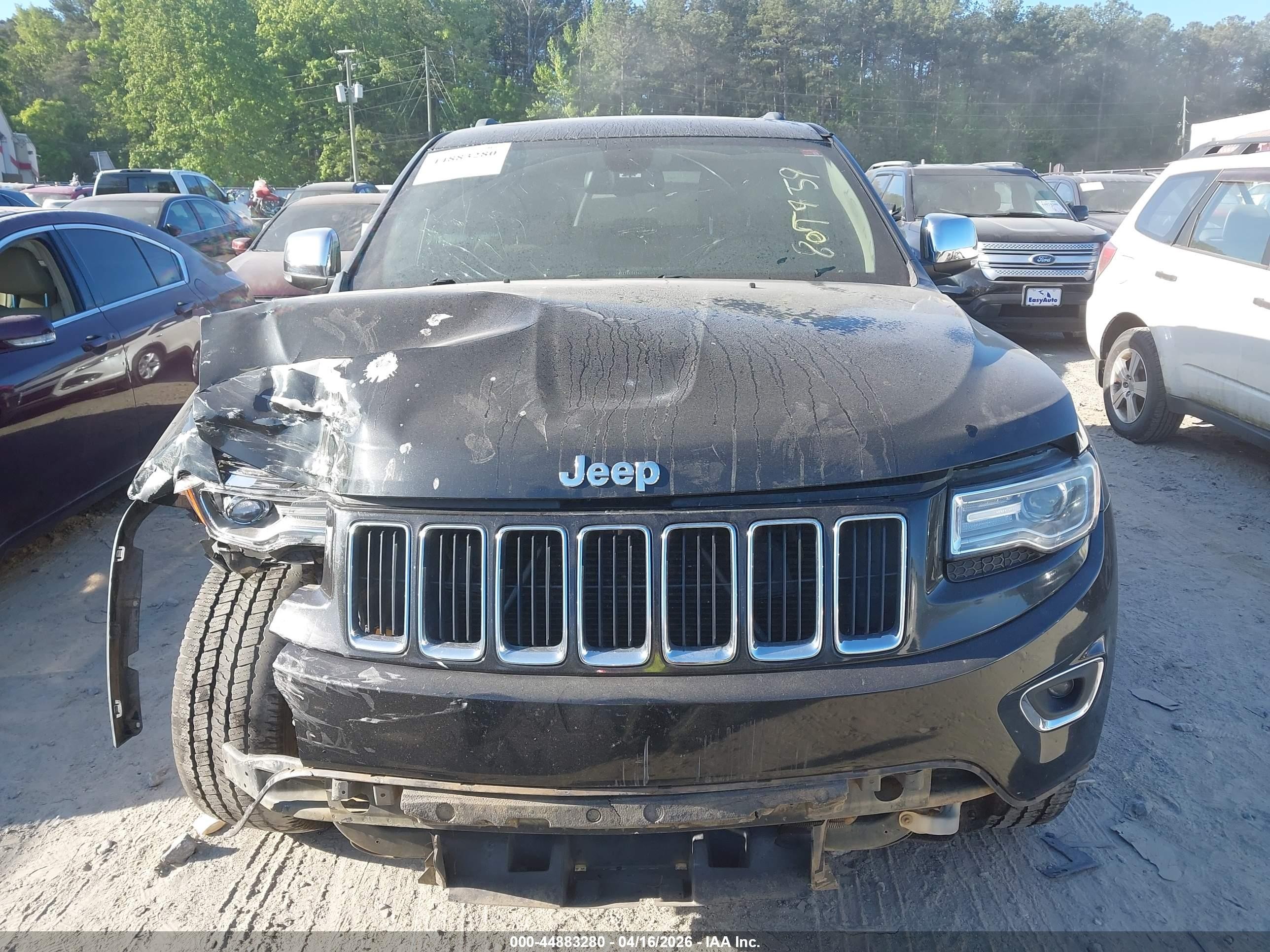 2015 Jeep Grand Cherokee Limited Черный vin: 1C4RJEBG0FC807959