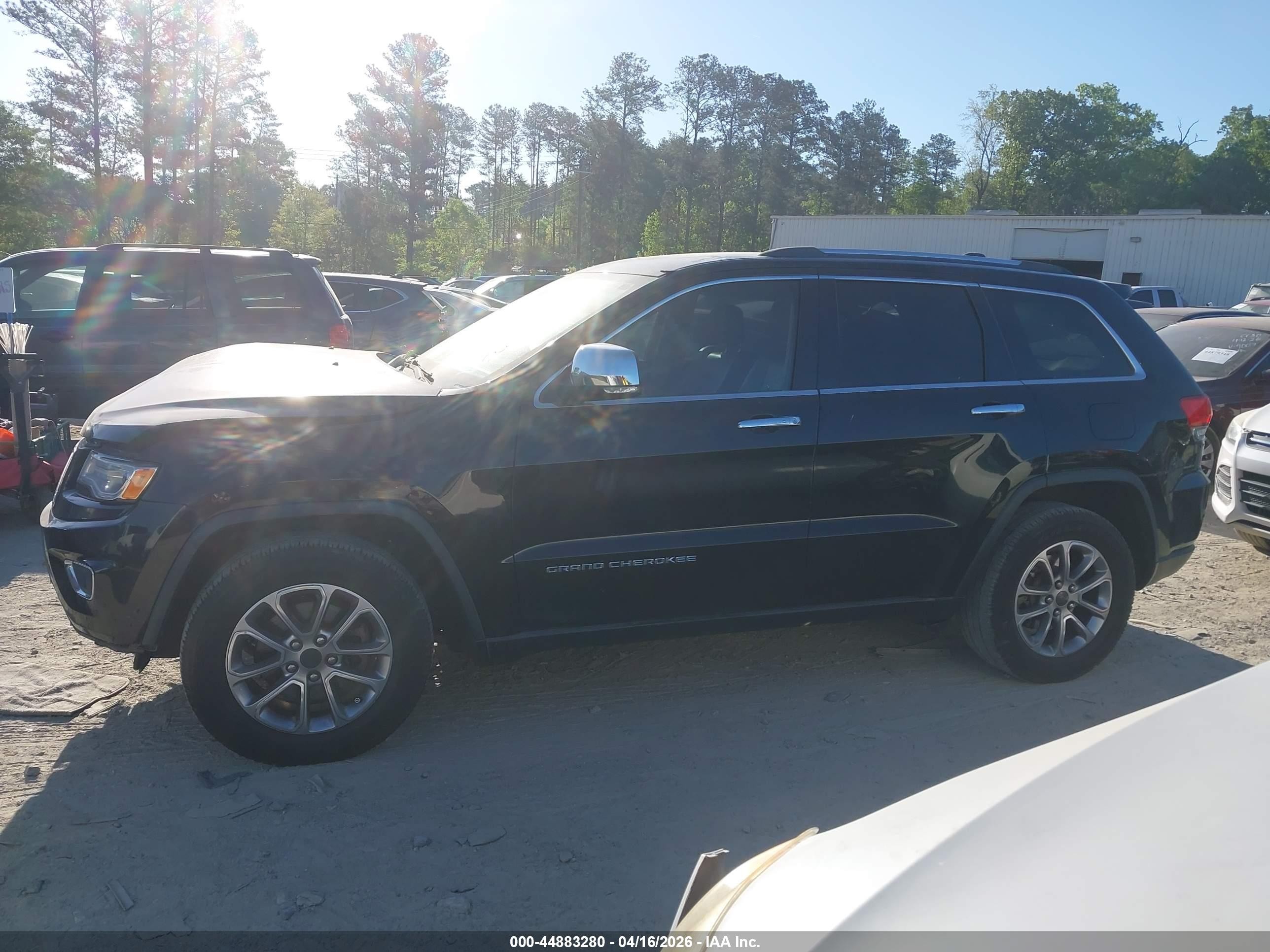 2015 Jeep Grand Cherokee Limited Черный vin: 1C4RJEBG0FC807959