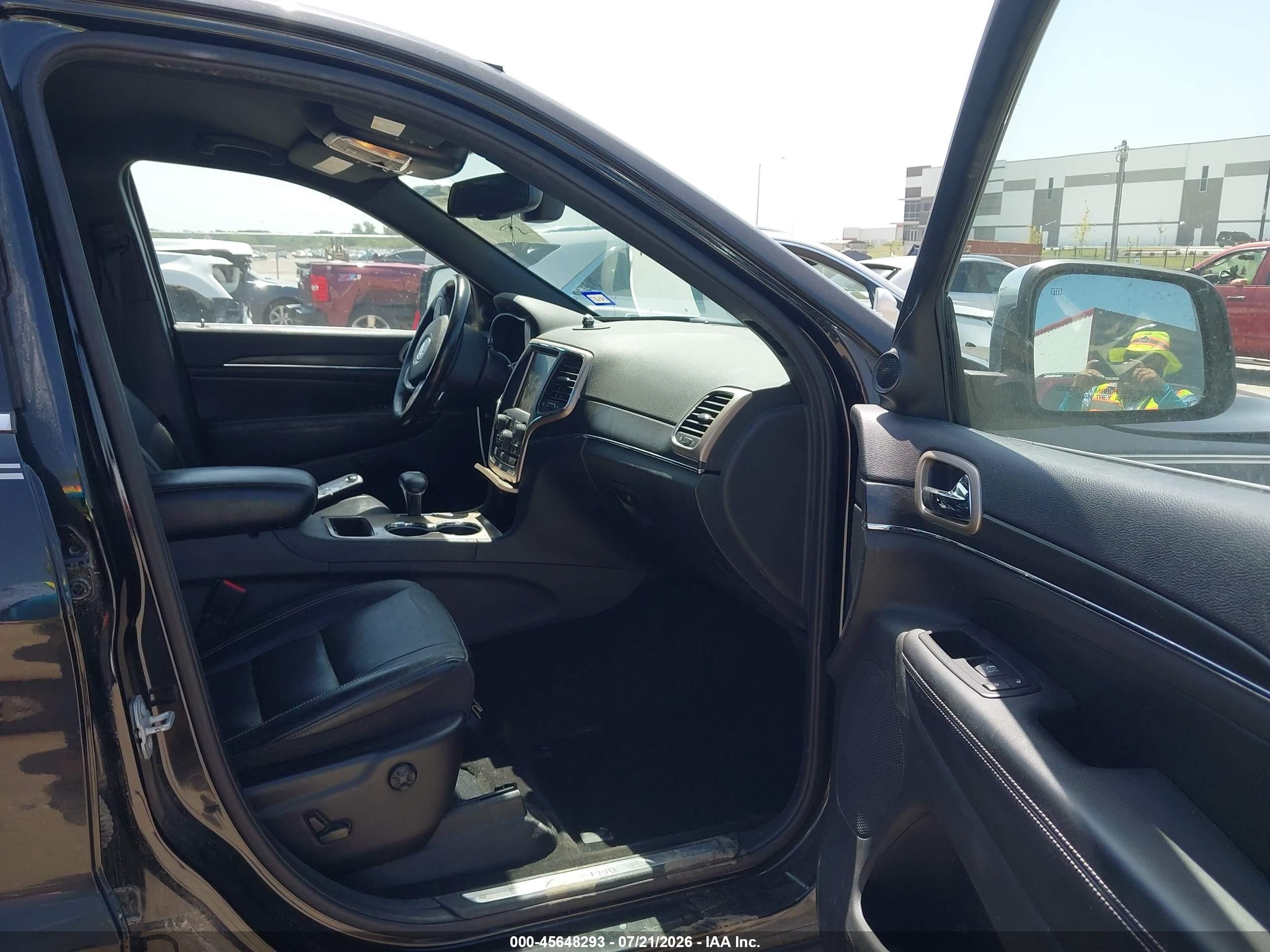 2015 Jeep Grand Cherokee Limited Black vin: 1C4RJEBG0FC860547