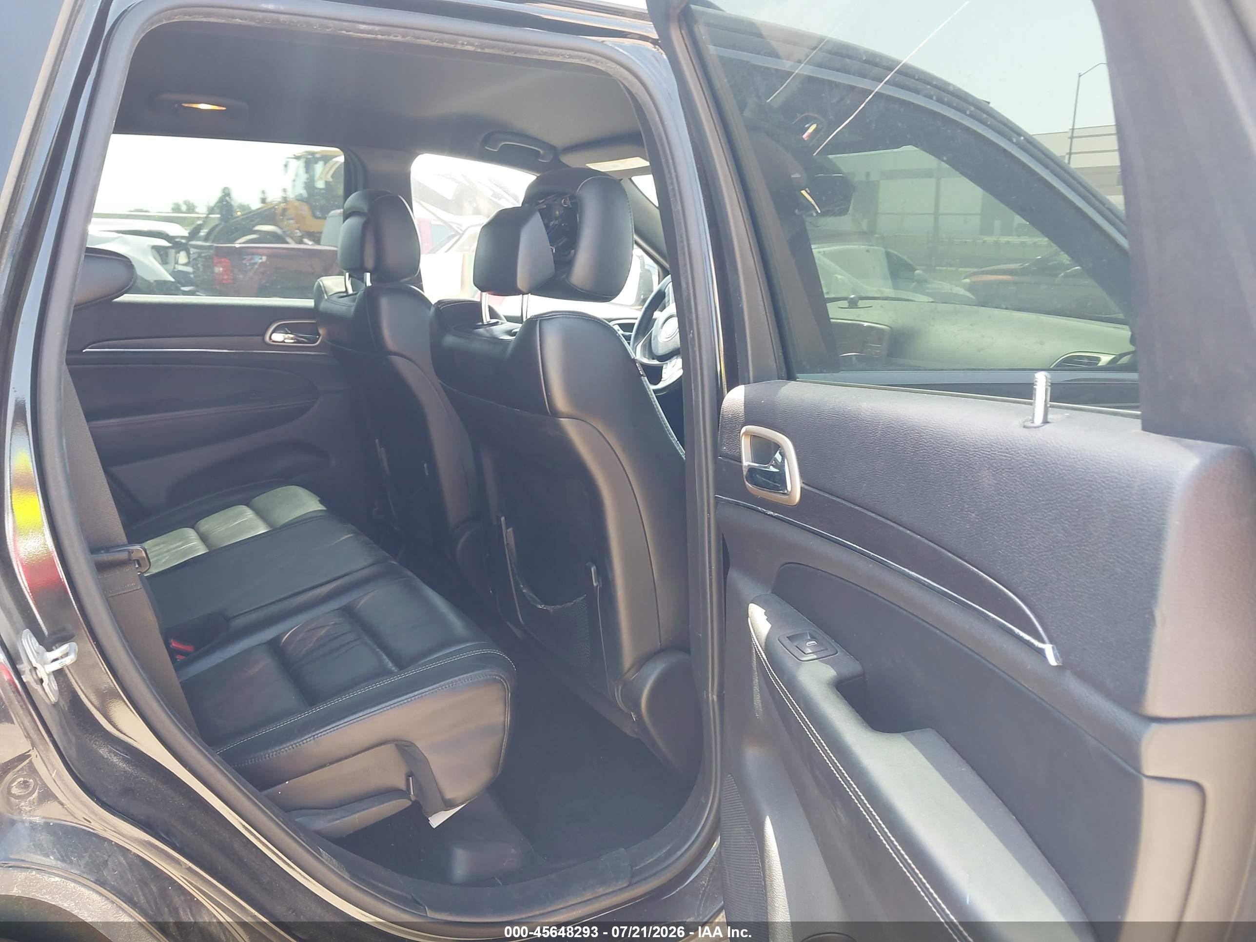 2015 Jeep Grand Cherokee Limited Black vin: 1C4RJEBG0FC860547