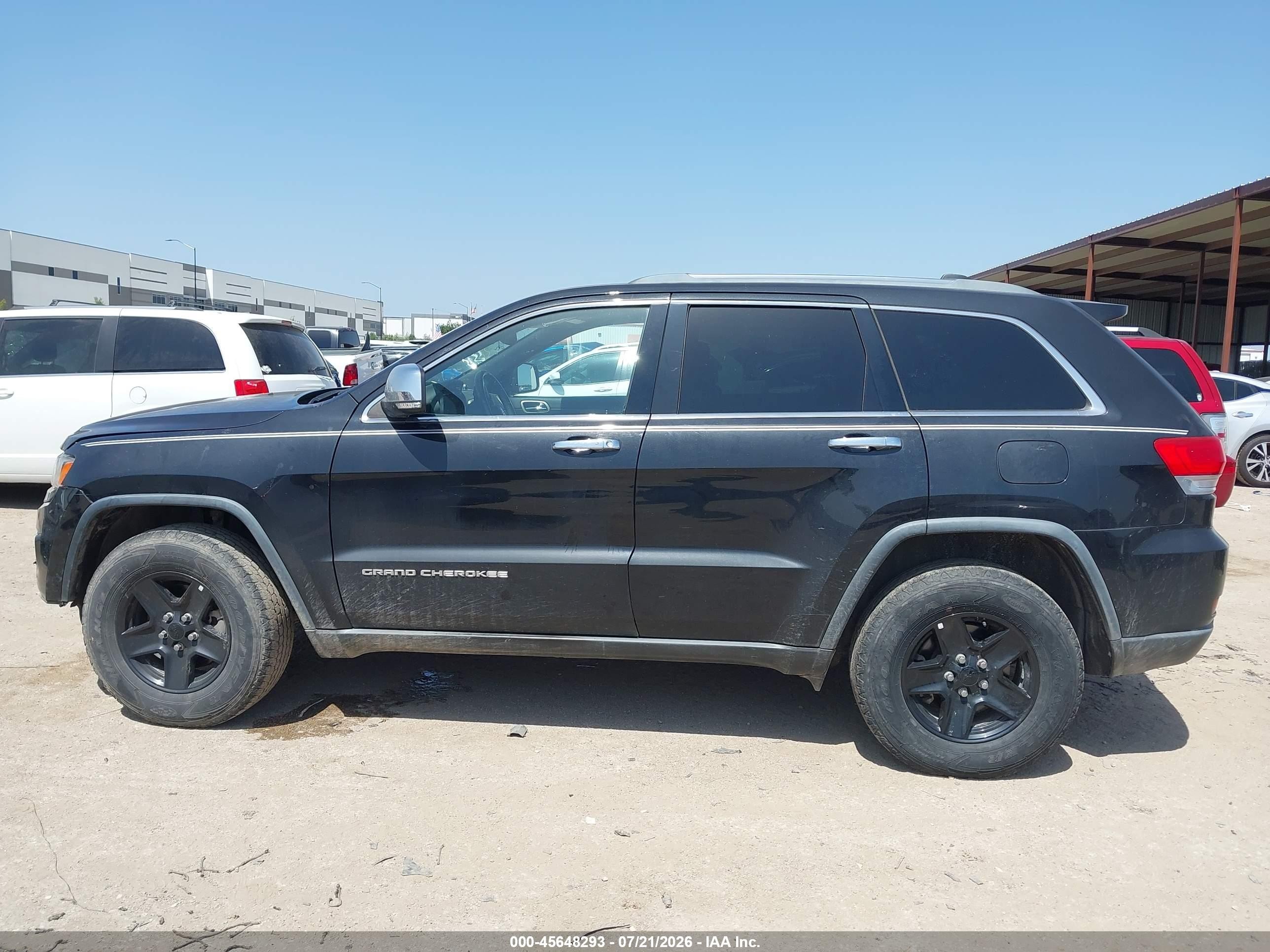 2015 Jeep Grand Cherokee Limited Black vin: 1C4RJEBG0FC860547