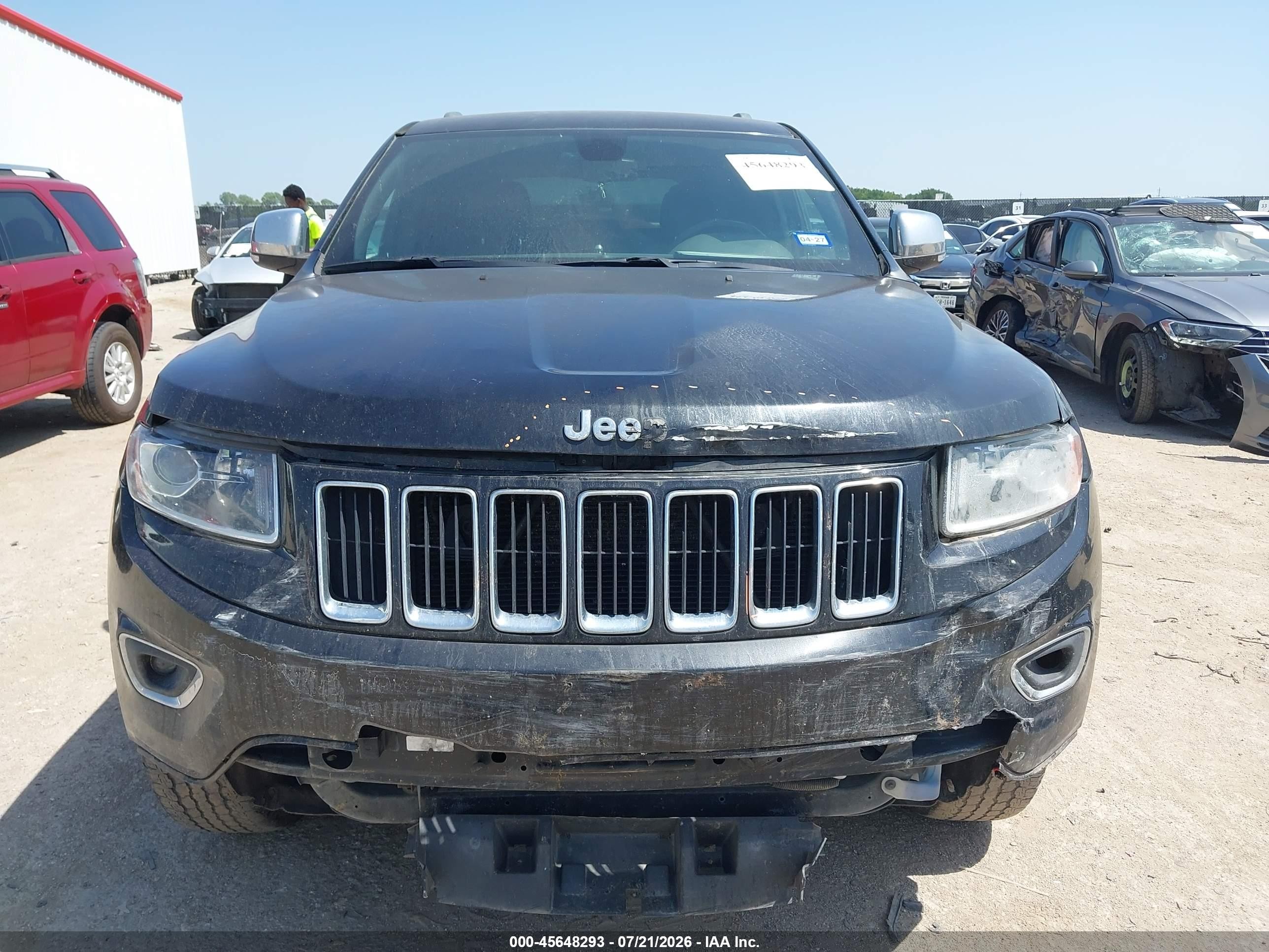 2015 Jeep Grand Cherokee Limited Black vin: 1C4RJEBG0FC860547
