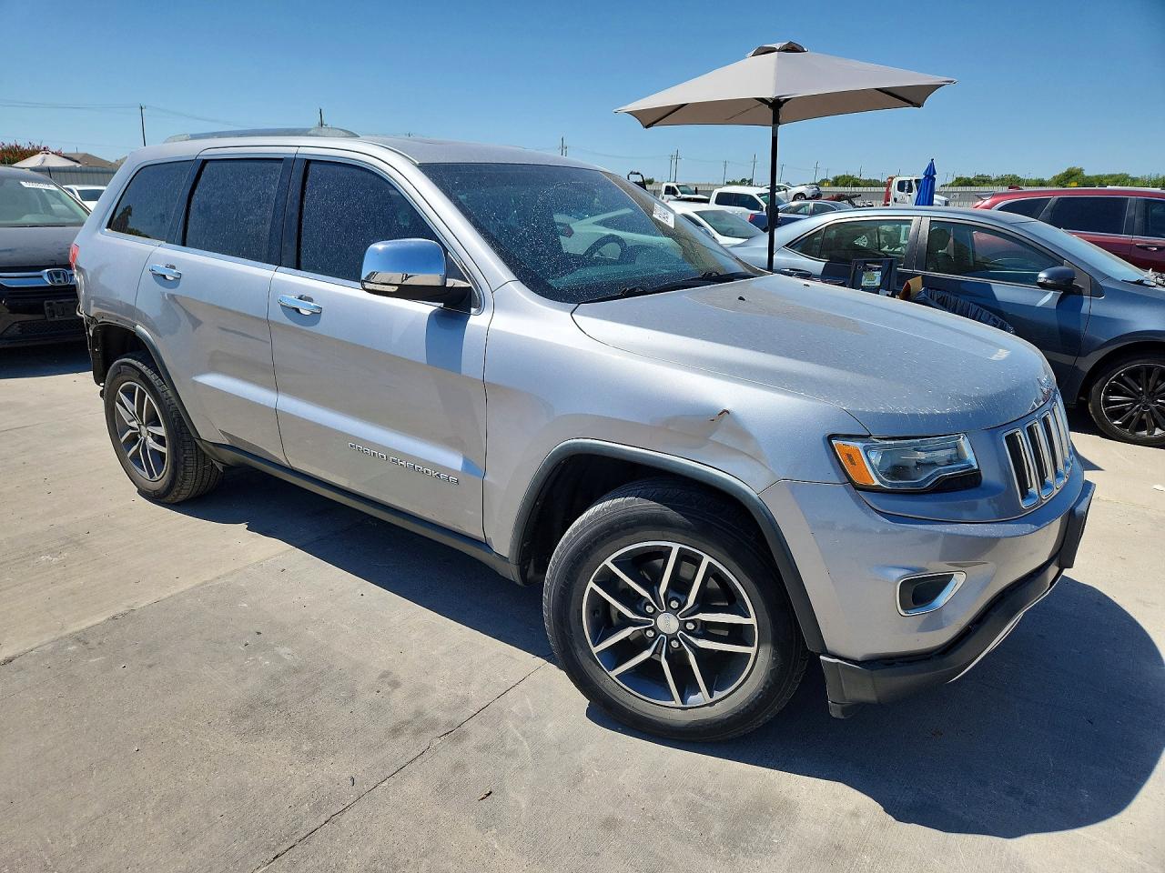 2015 Jeep Grand Cherokee Limited Silver vin: 1C4RJEBG0FC868034