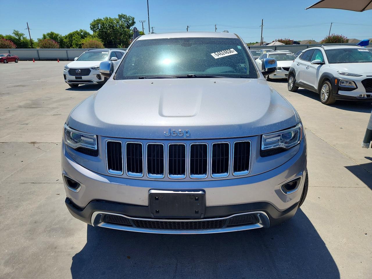 2015 Jeep Grand Cherokee Limited Silver vin: 1C4RJEBG0FC868034