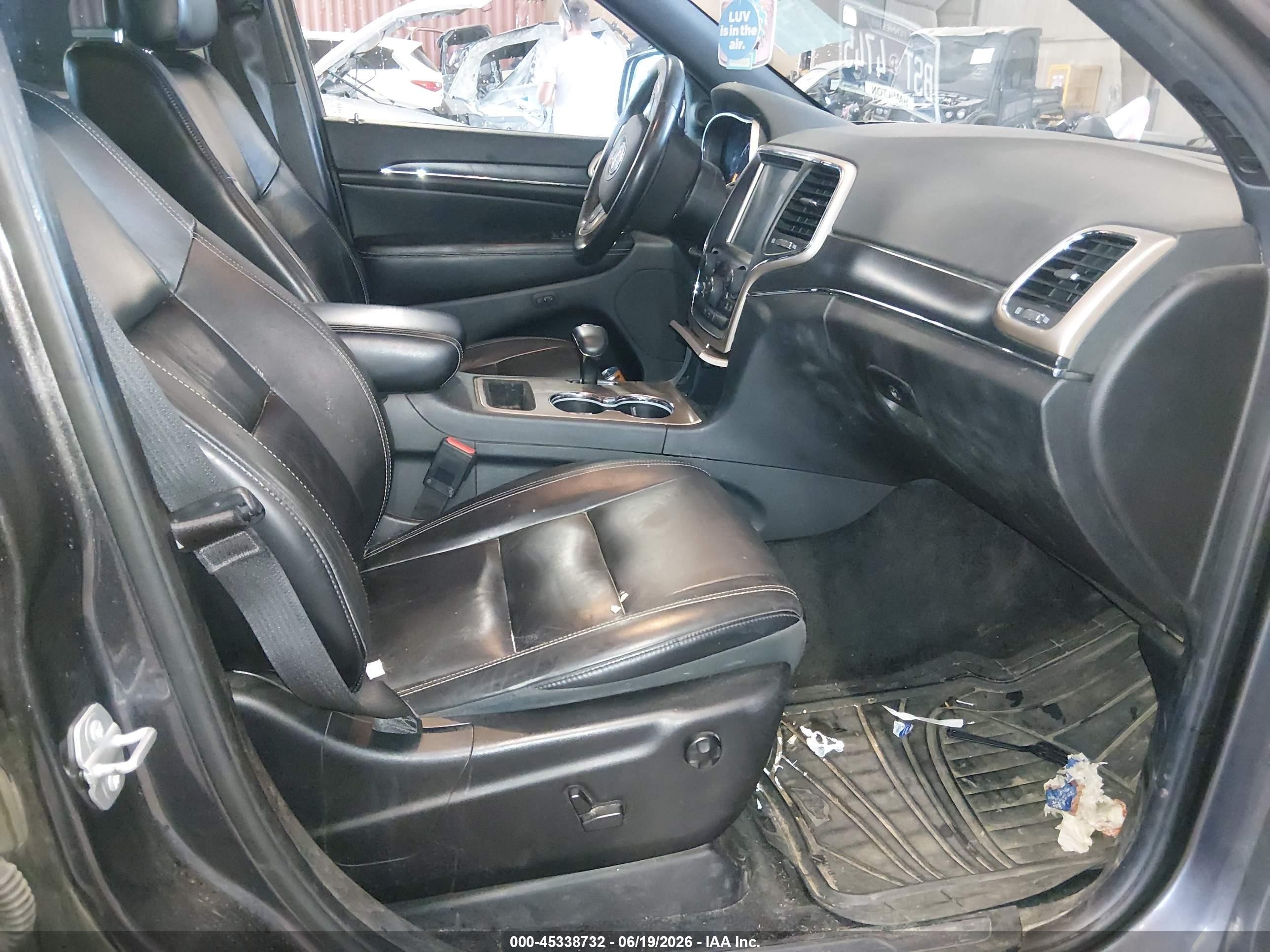 2015 Jeep Grand Cherokee Limited Gray vin: 1C4RJEBG0FC906393