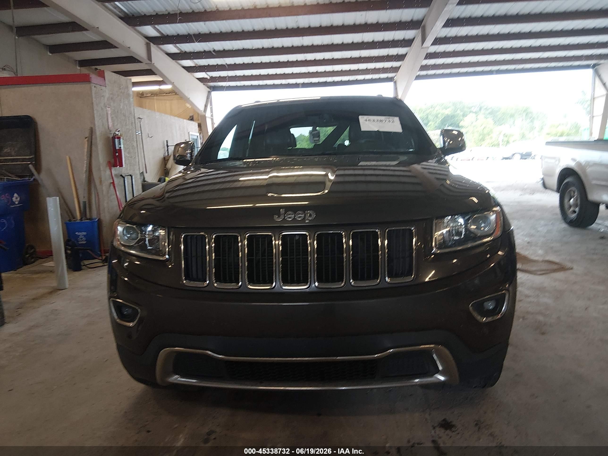 2015 Jeep Grand Cherokee Limited Gray vin: 1C4RJEBG0FC906393