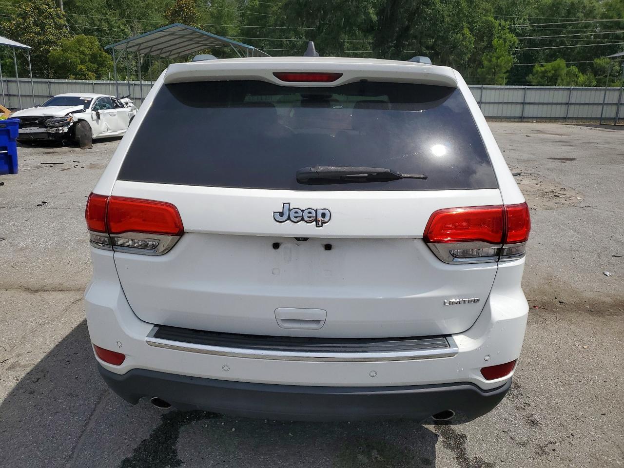 2014 Jeep Grand Cherokee Limited White vin: 1C4RJEBG1EC134064