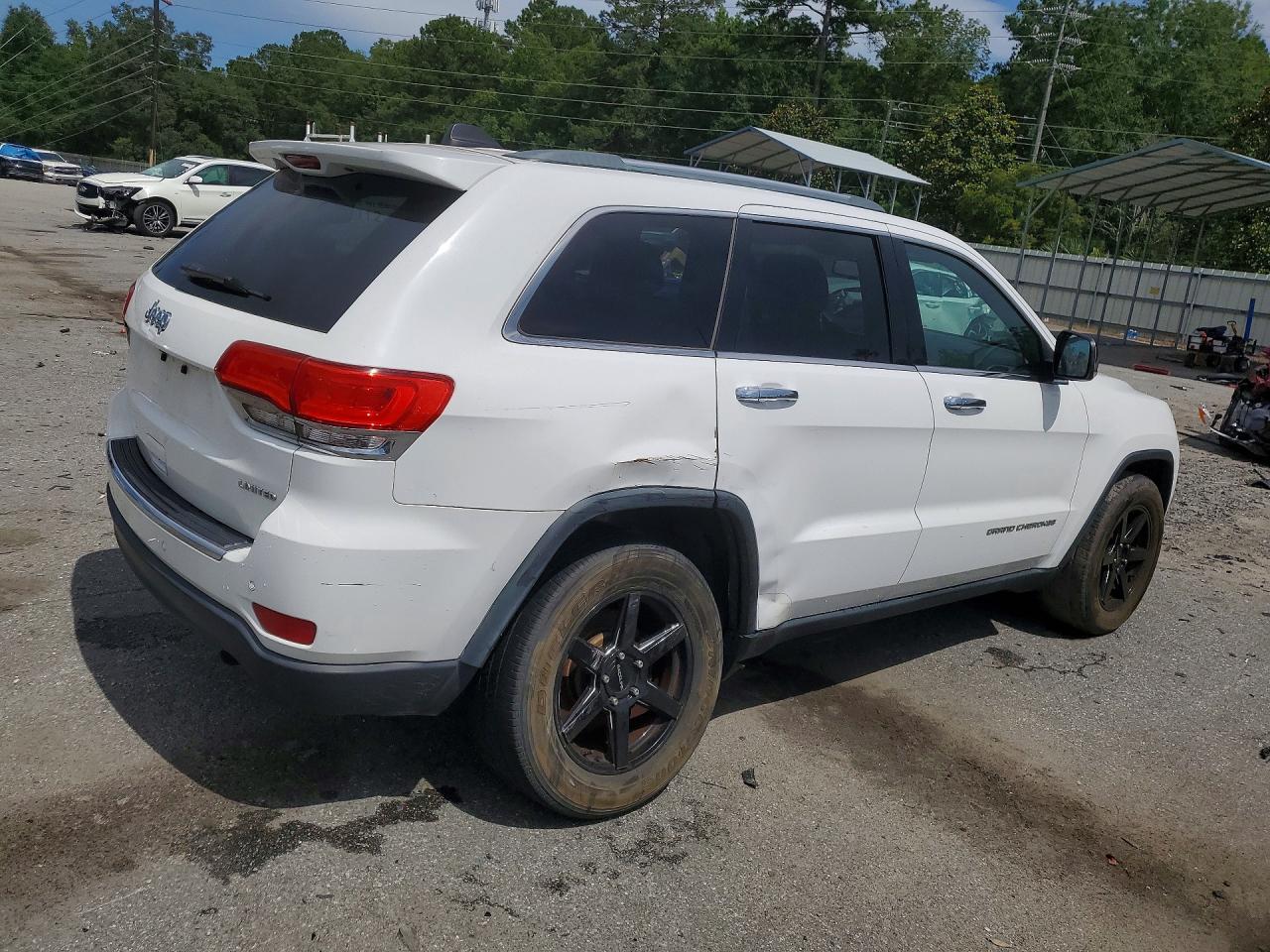 2014 Jeep Grand Cherokee Limited White vin: 1C4RJEBG1EC134064