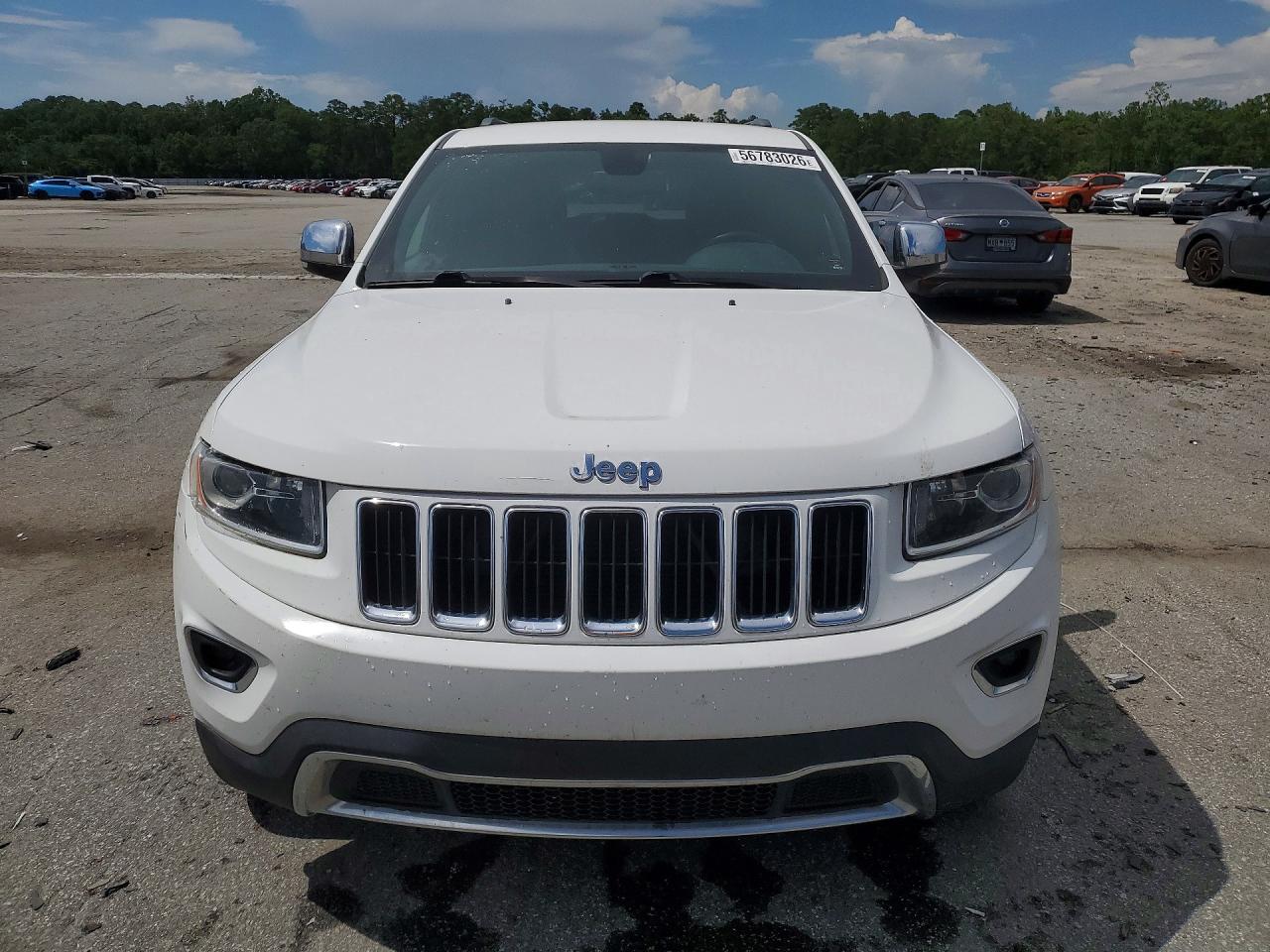 2014 Jeep Grand Cherokee Limited White vin: 1C4RJEBG1EC134064