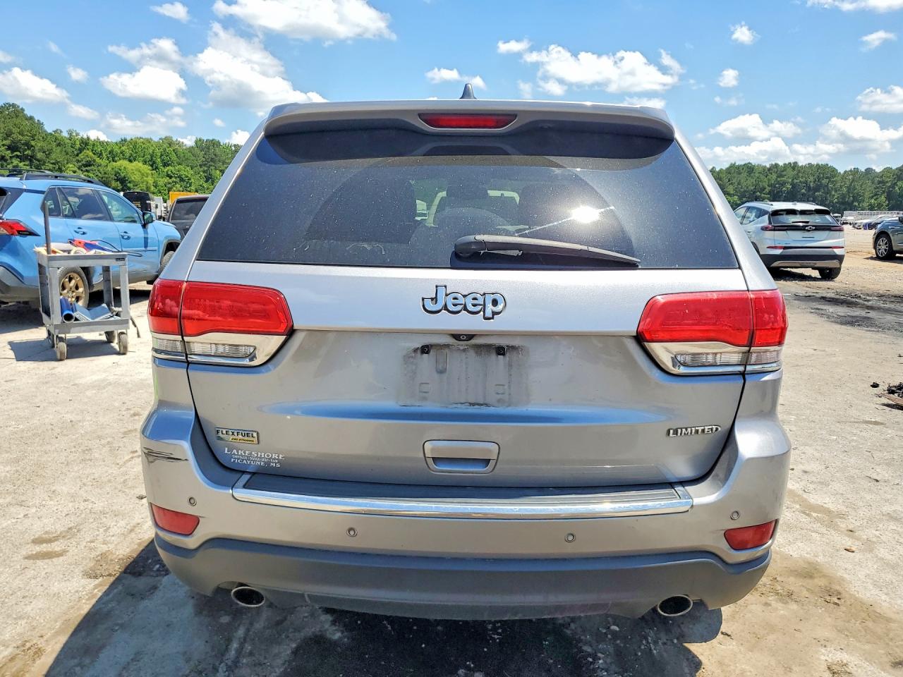 2014 Jeep Grand Cherokee Limited Silver vin: 1C4RJEBG1EC248212