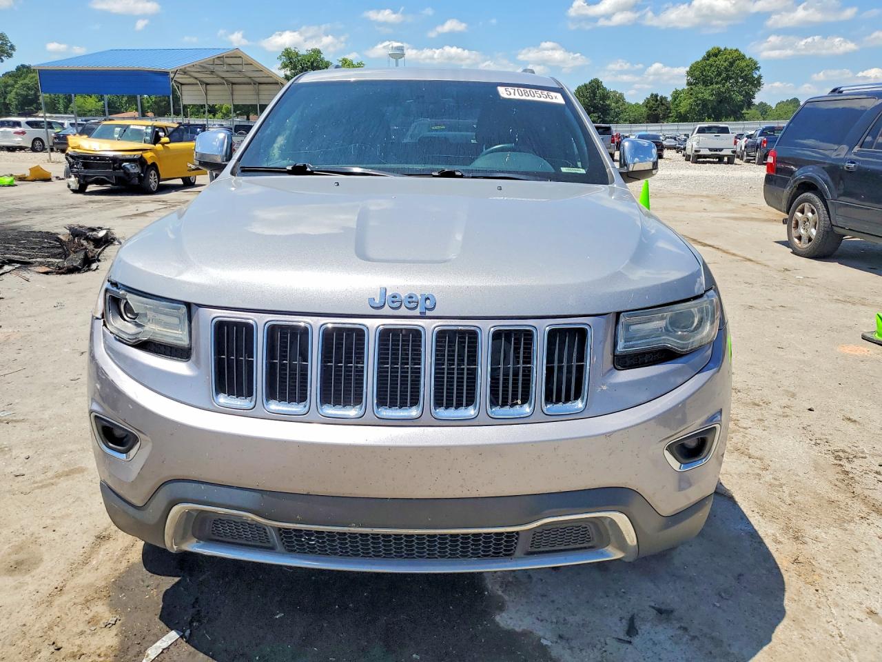 2014 Jeep Grand Cherokee Limited Silver vin: 1C4RJEBG1EC248212
