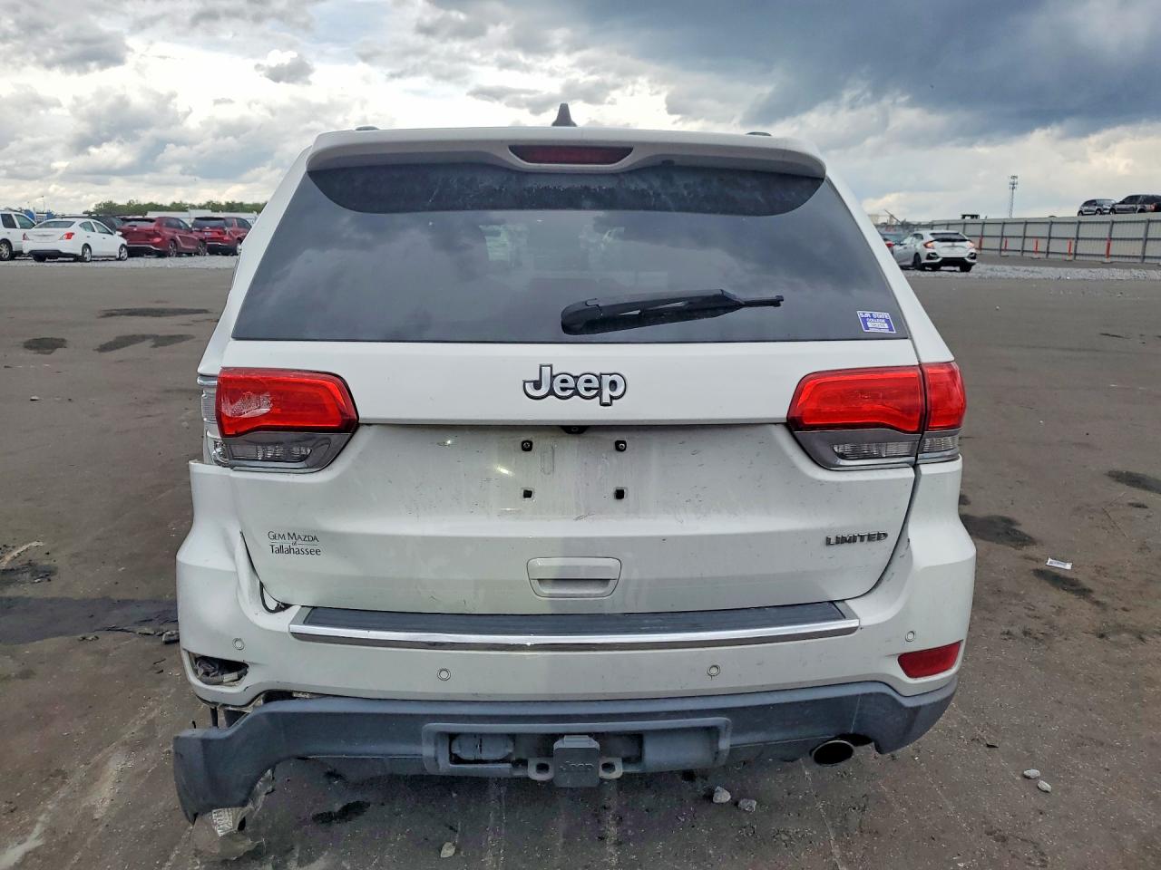 2014 Jeep Grand Cherokee Limited White vin: 1C4RJEBG1EC442206