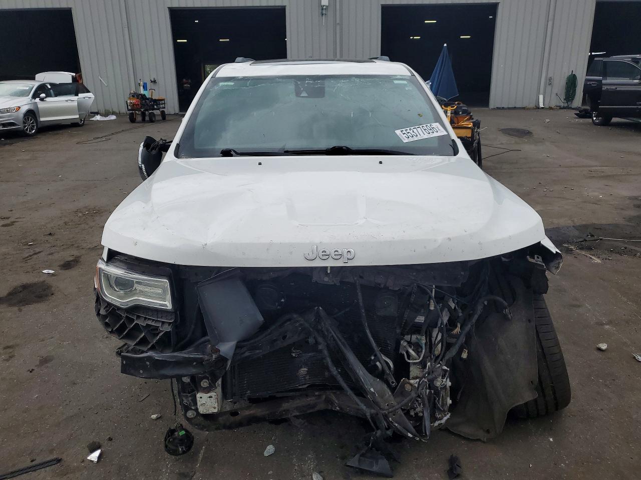 2014 Jeep Grand Cherokee Limited White vin: 1C4RJEBG1EC442206