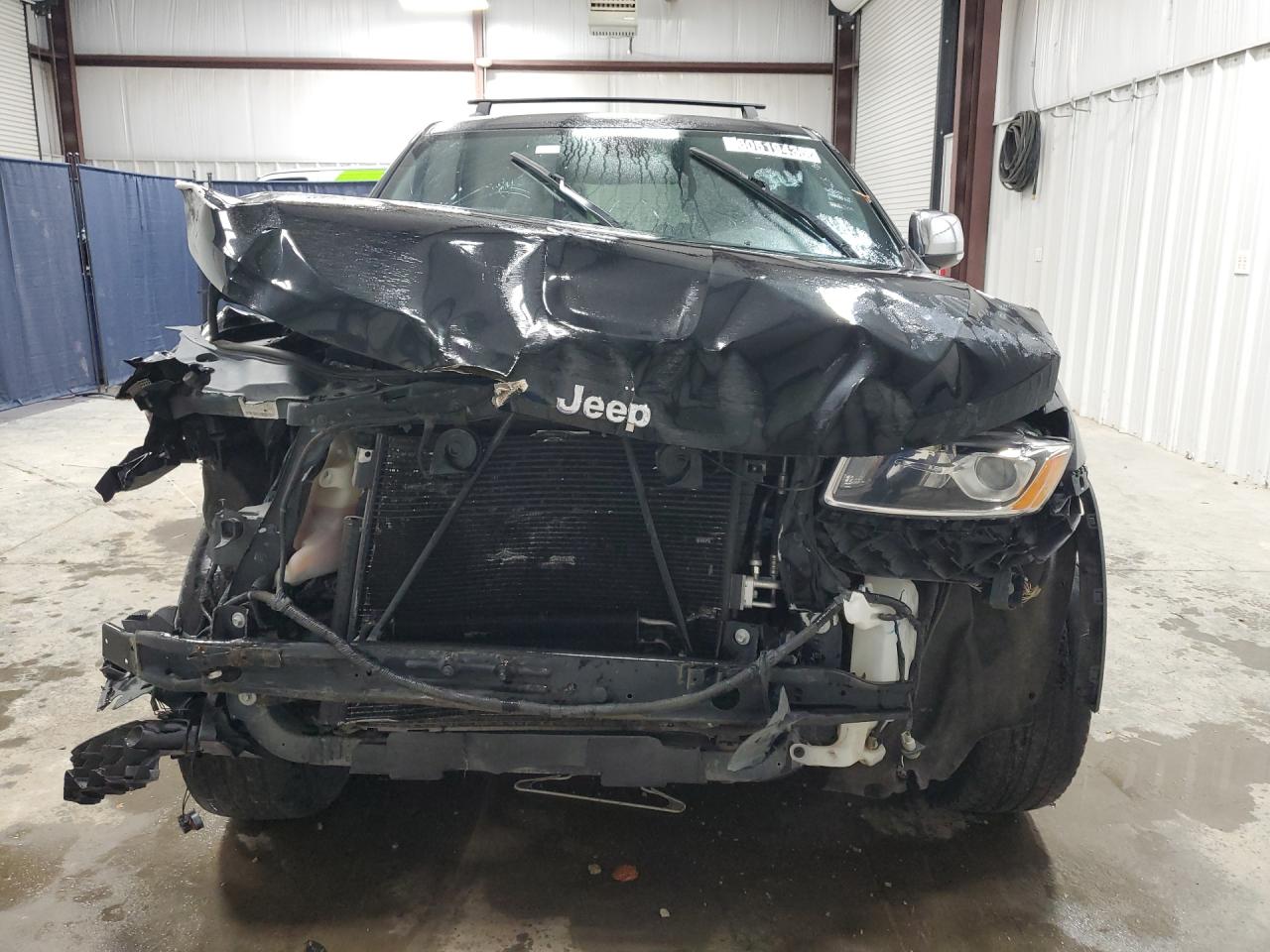 2014 Jeep Grand Cherokee Limited Black vin: 1C4RJEBG1EC461063 Damage: Front Bumper Reinforcement, Broken, Replacement Required