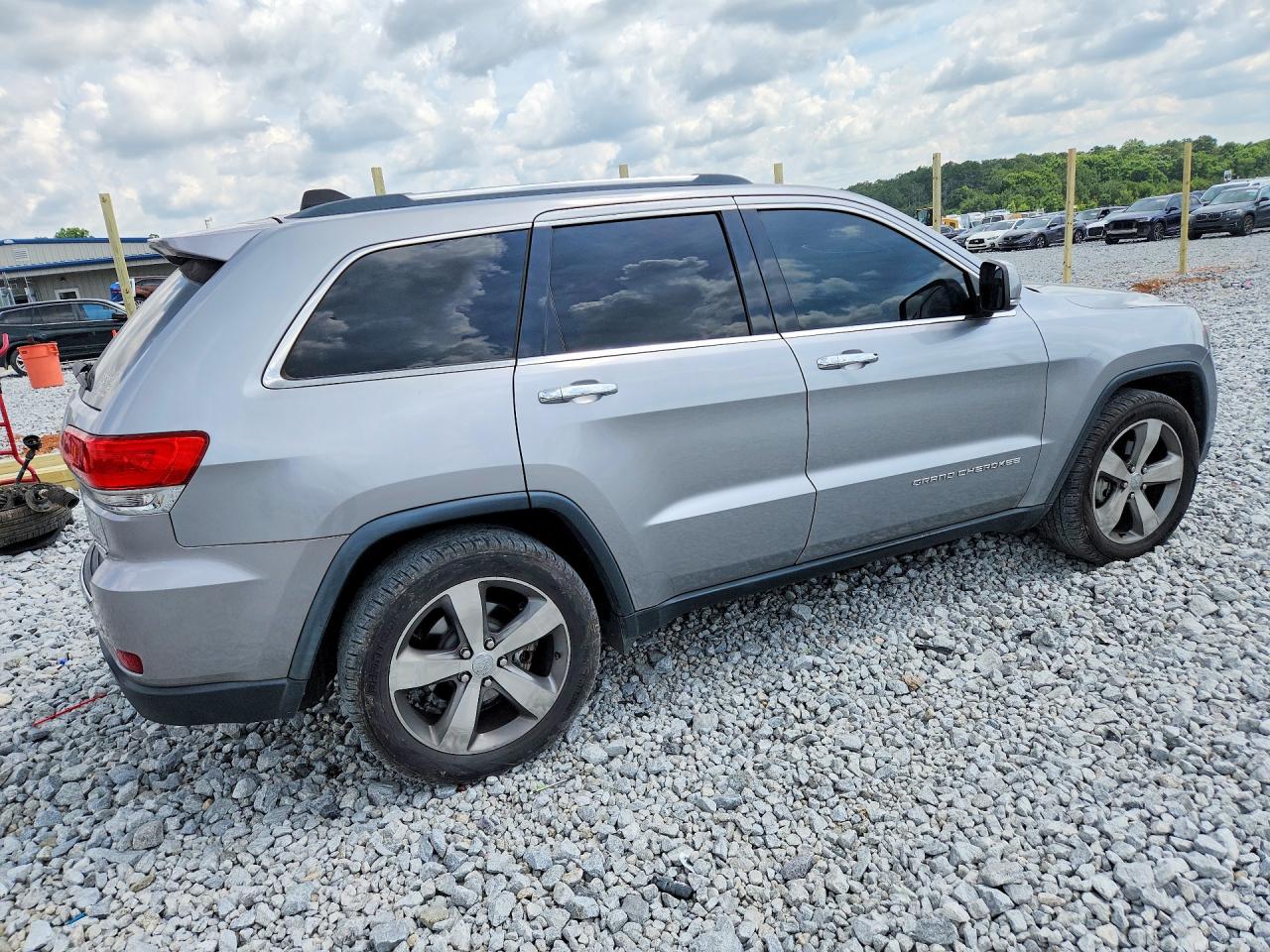 2014 Jeep Grand Cherokee Limited Silver vin: 1C4RJEBG1EC536750