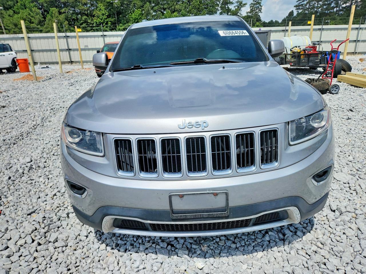 2014 Jeep Grand Cherokee Limited Silver vin: 1C4RJEBG1EC536750