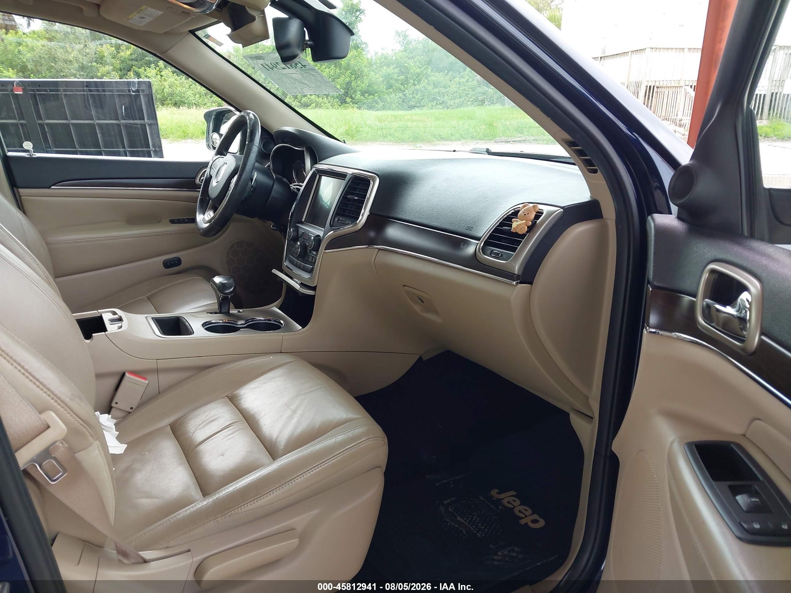 2014 Jeep Grand Cherokee Limited Dark Blue vin: 1C4RJEBG1EC573555