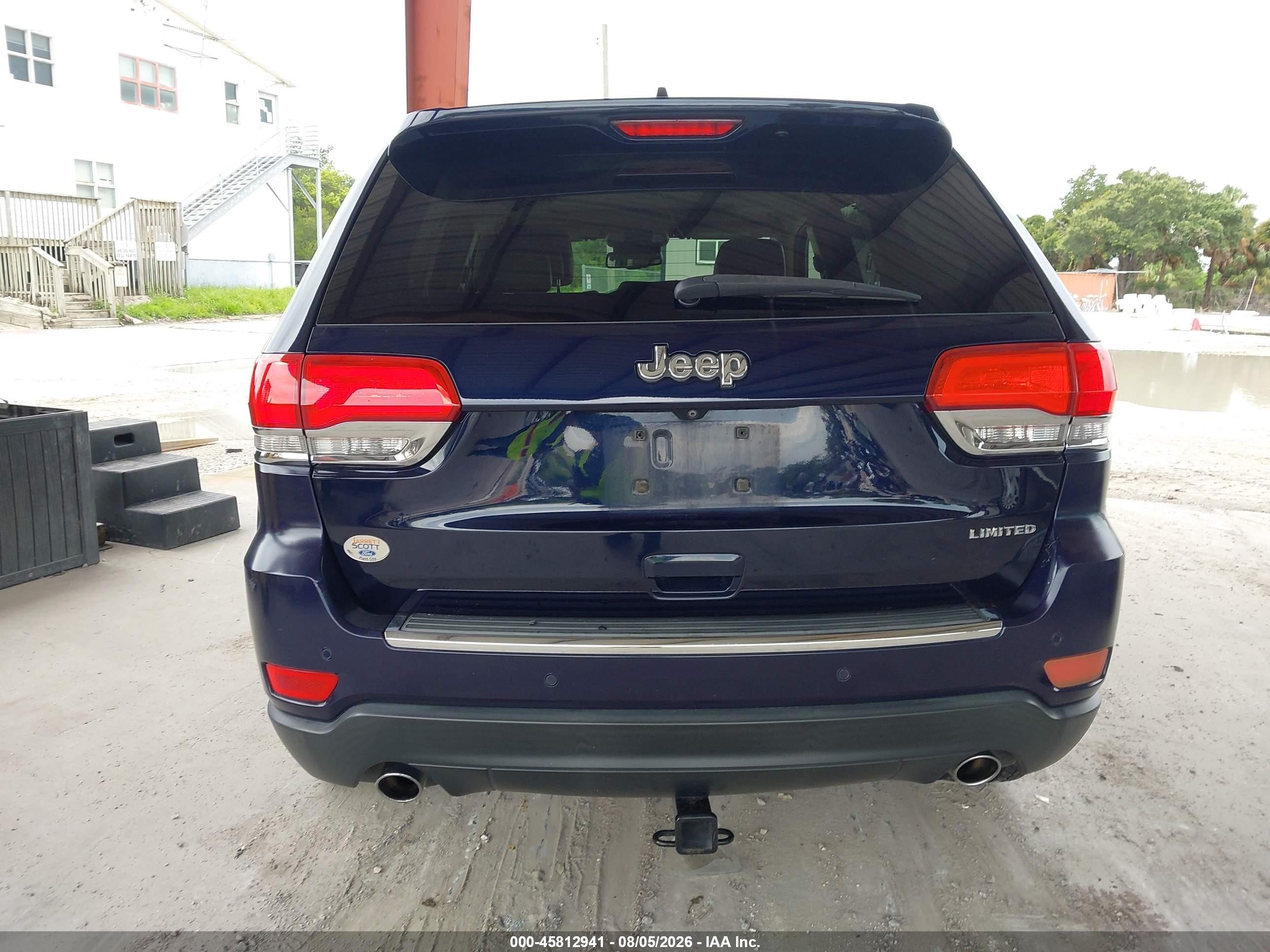 2014 Jeep Grand Cherokee Limited Dark Blue vin: 1C4RJEBG1EC573555