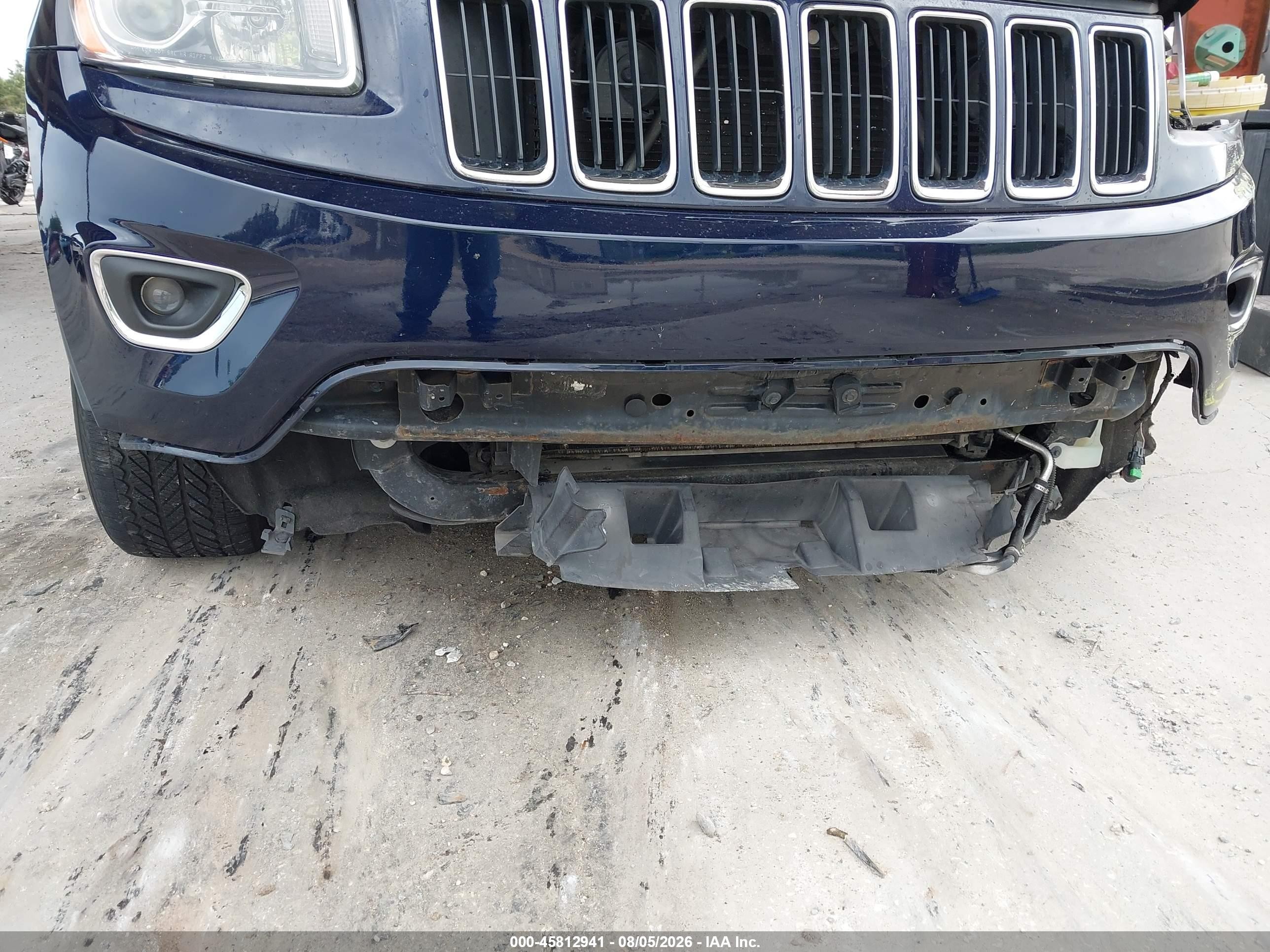 2014 Jeep Grand Cherokee Limited Dark Blue vin: 1C4RJEBG1EC573555