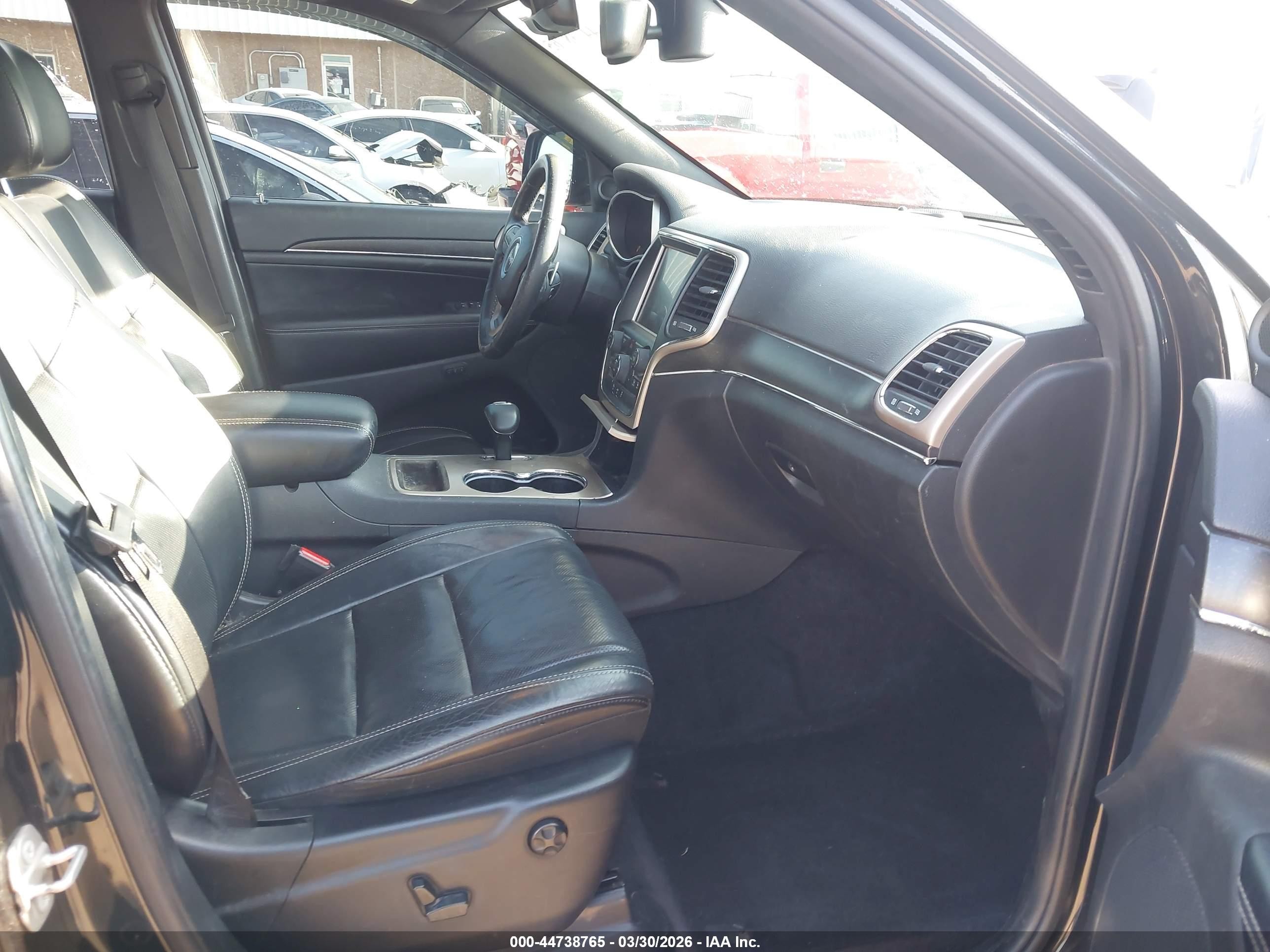 2015 Jeep Grand Cherokee Limited Black vin: 1C4RJEBG1FC217141