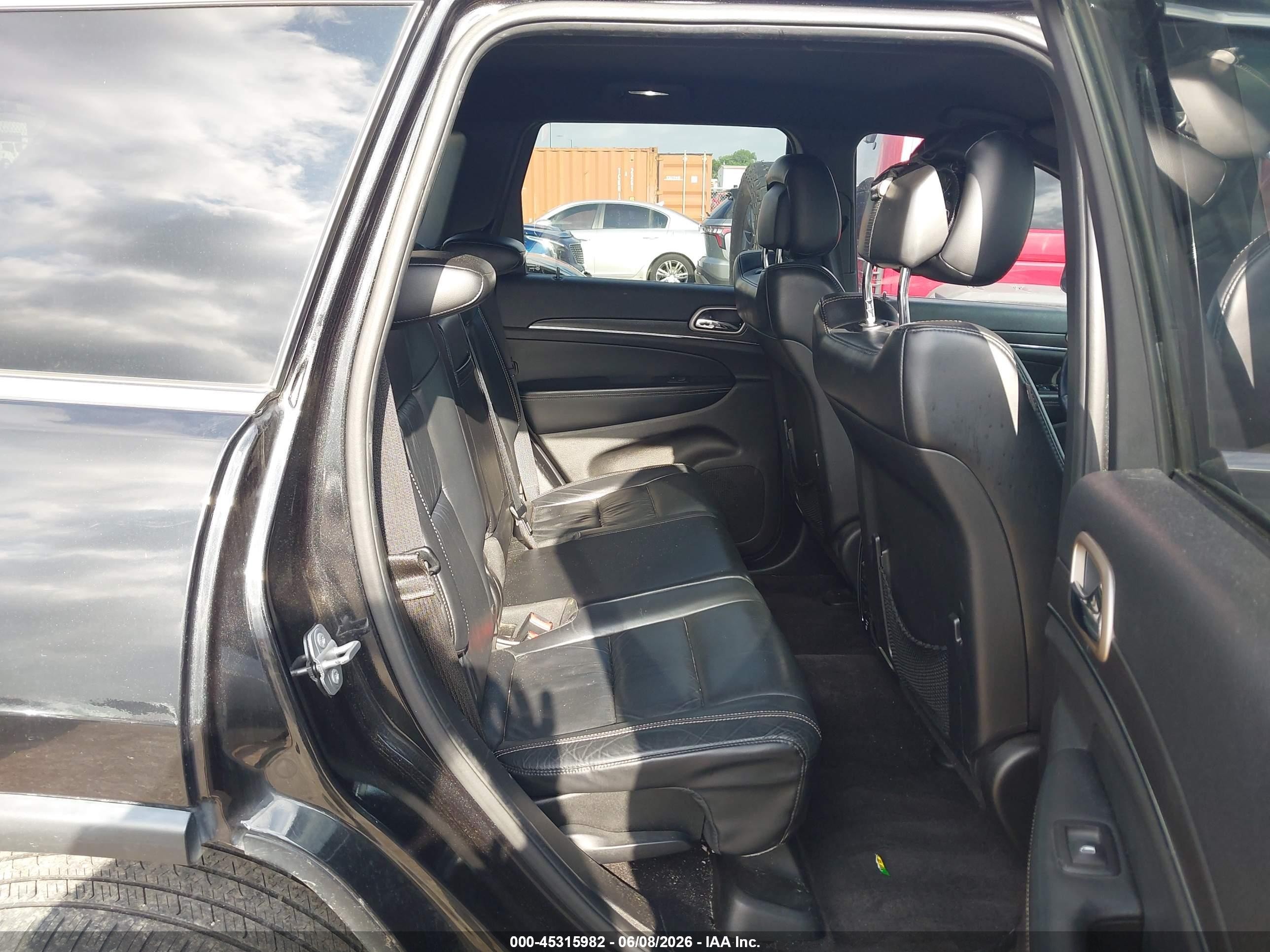 2015 Jeep Grand Cherokee Limited Black vin: 1C4RJEBG1FC220153